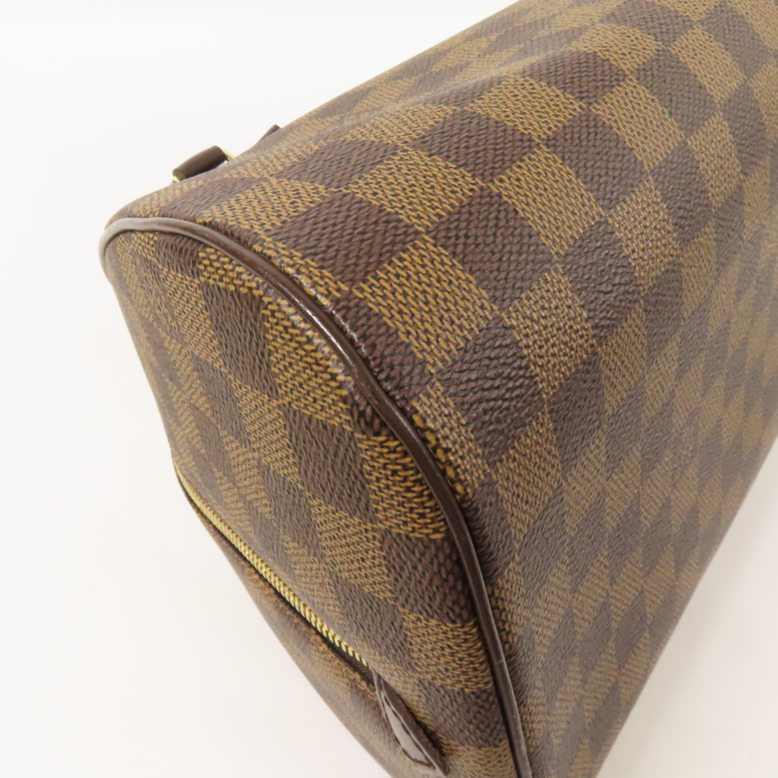 LOUIS VUITTON Damier Ribera MM金扣手挽袋