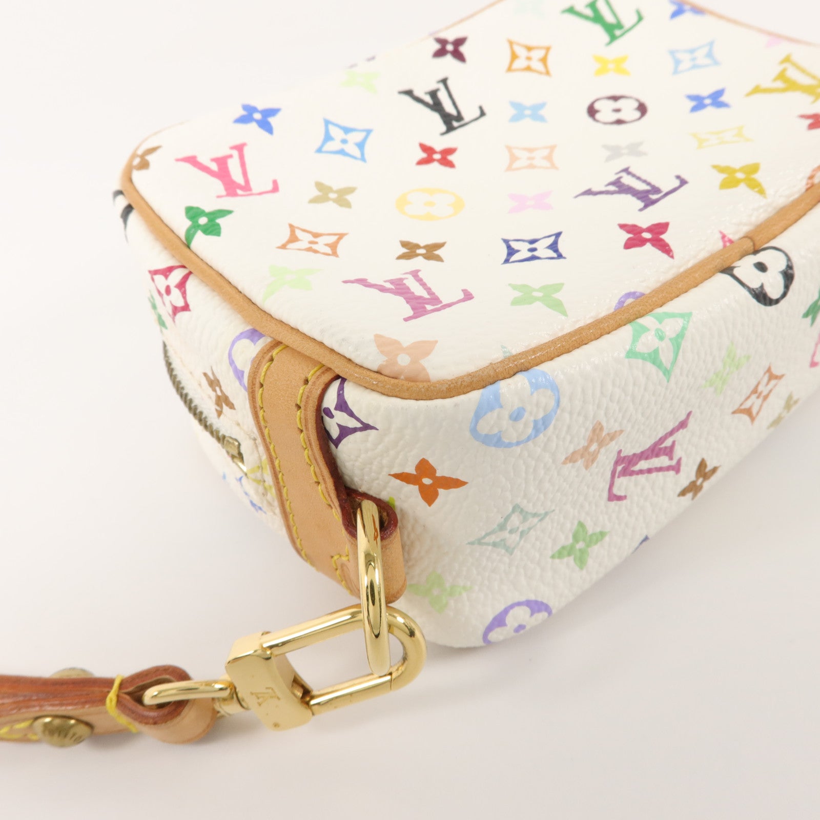 LOUIS VUITTON Monogram Multicolore Takashi Murakami Trousse Wapity Pouch小袋