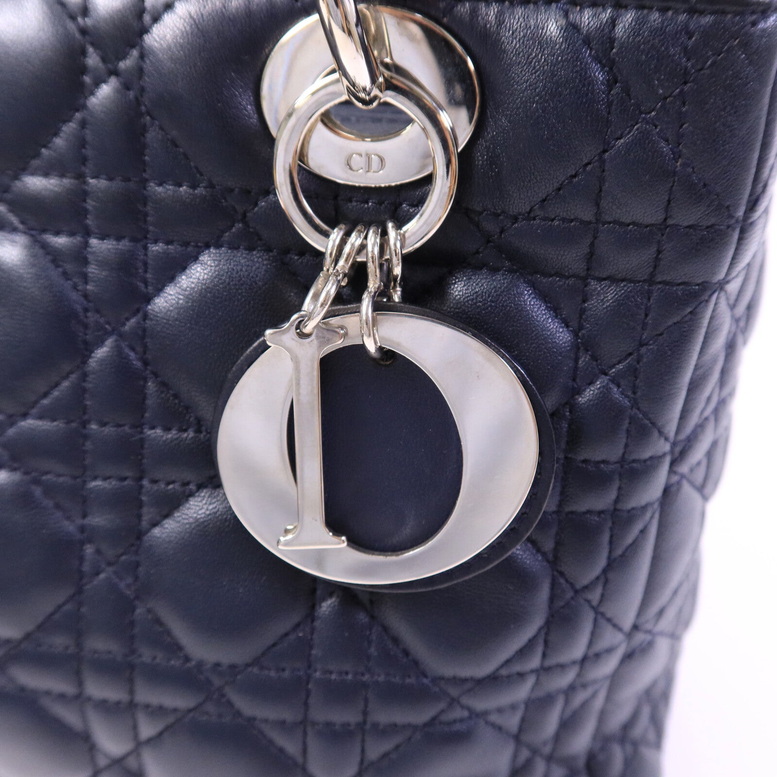 Dior 羊皮皮革Lady Dior Small手挽肩背兩用袋