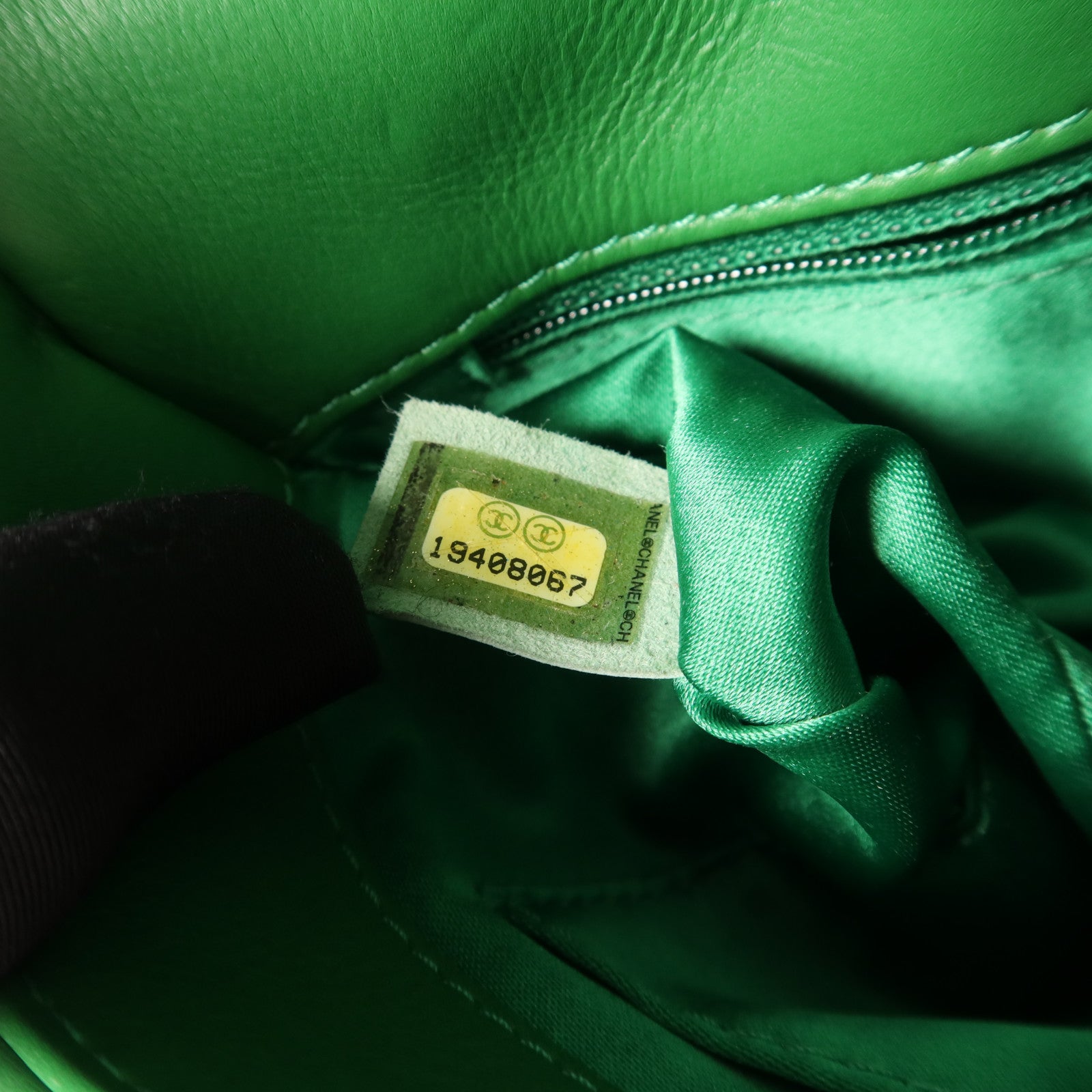 CHANEL 羊皮皮革Chain Shoulder Bag銀扣鏈帶肩背袋