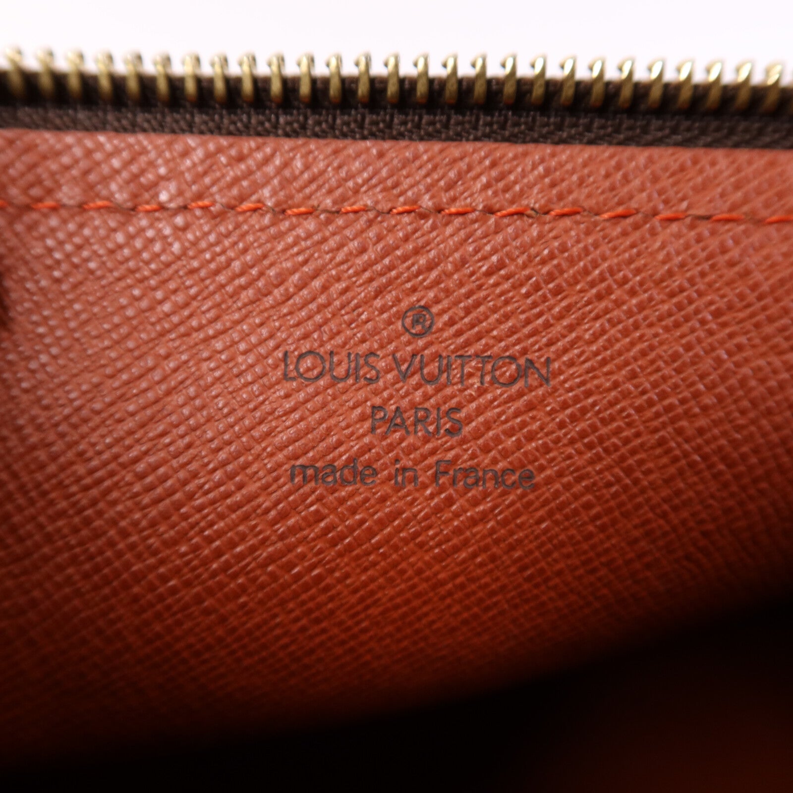 LOUIS VUITTON Damier Papillon GM金扣肩背袋