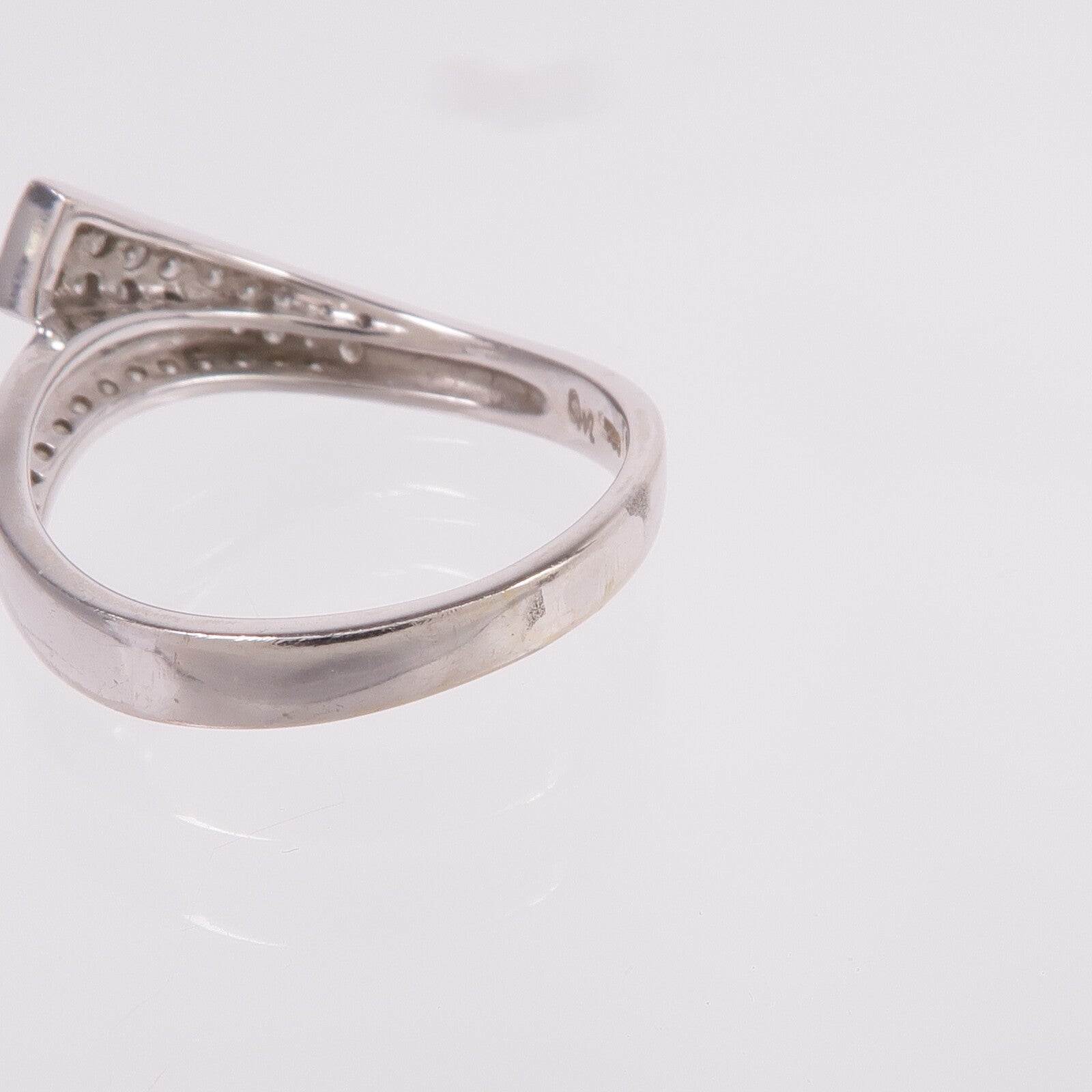 JEWELRY 【激減優惠】18K白金Diamond Ring鑽石戒指US#7.5