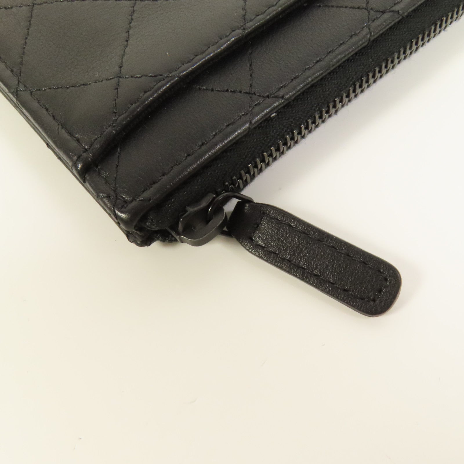 CHANEL 羊皮皮革CoCo SoBlack L錢包