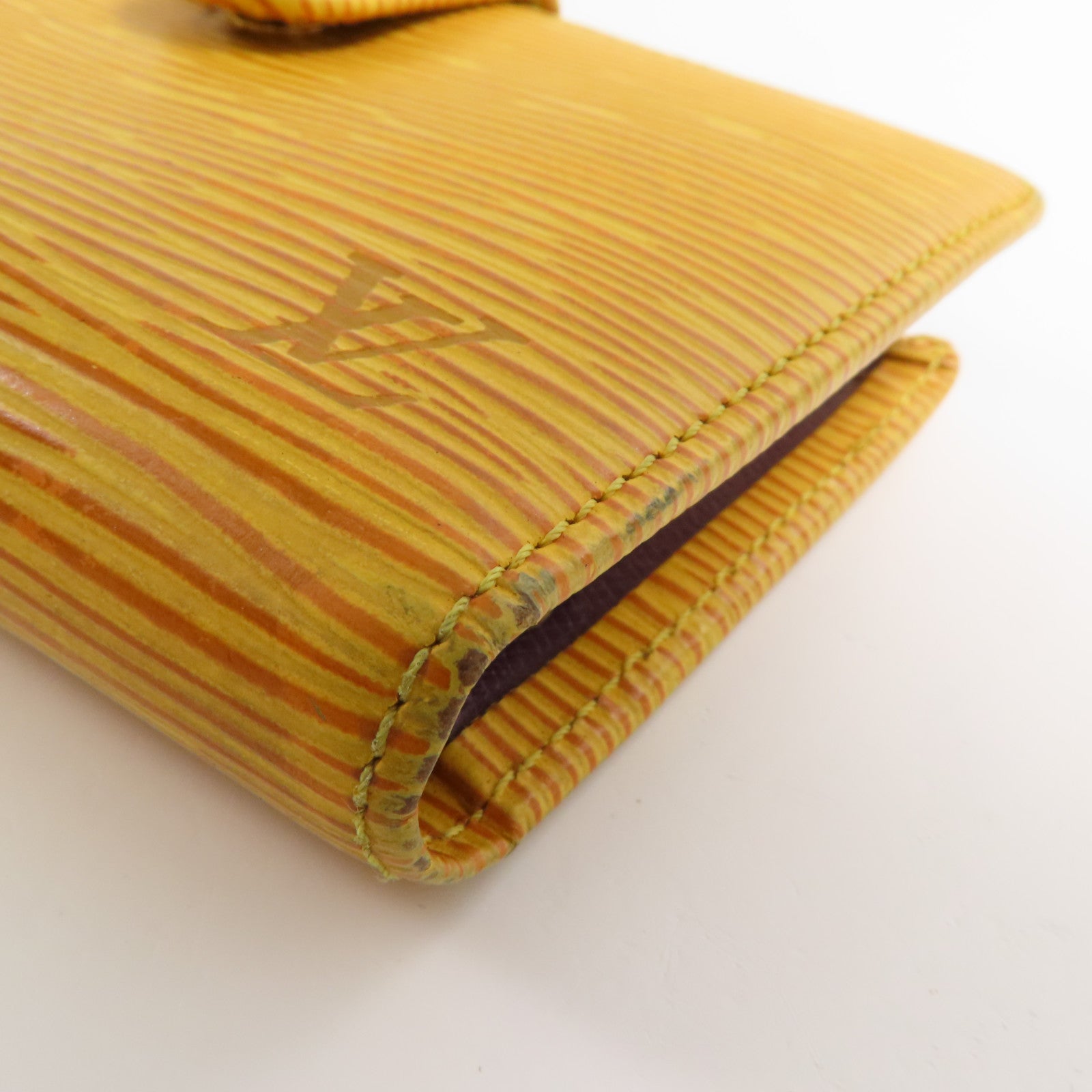 LOUIS VUITTON LV GHW Wallet  Epi Yellow