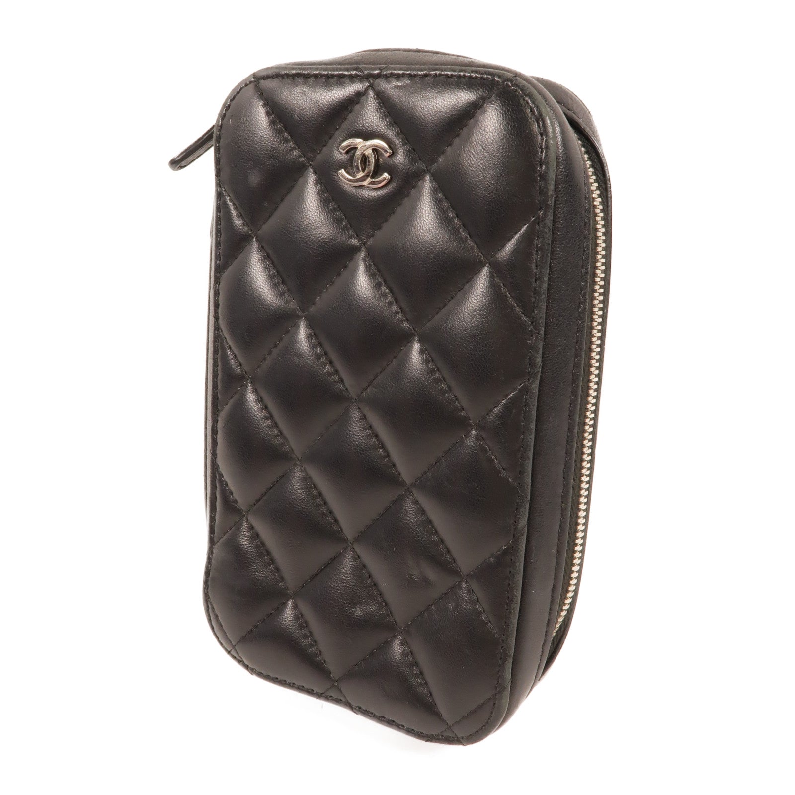 CHANEL 羊皮皮革Phone Bag肩背袋
