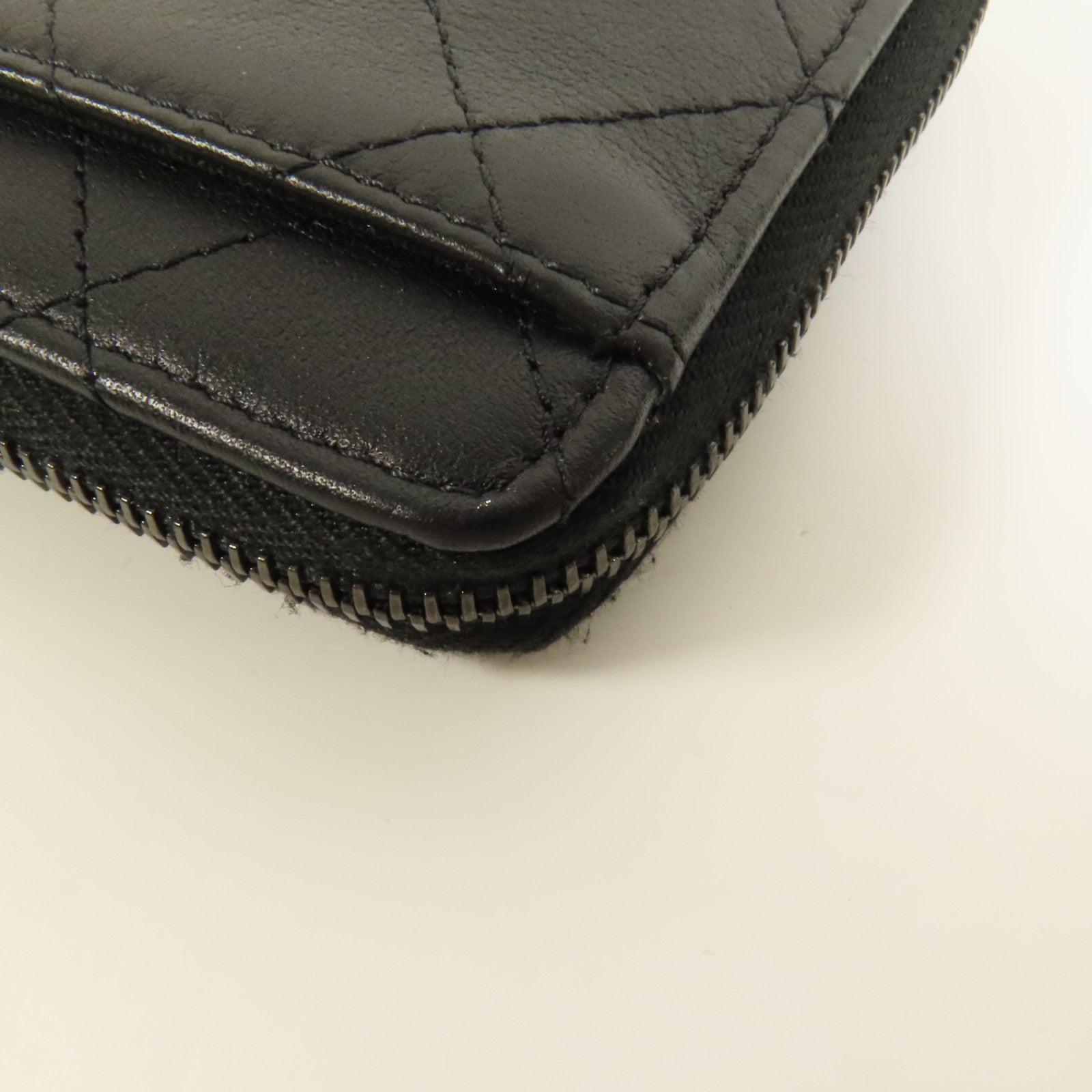 CHANEL 羊皮皮革CoCo SoBlack L錢包