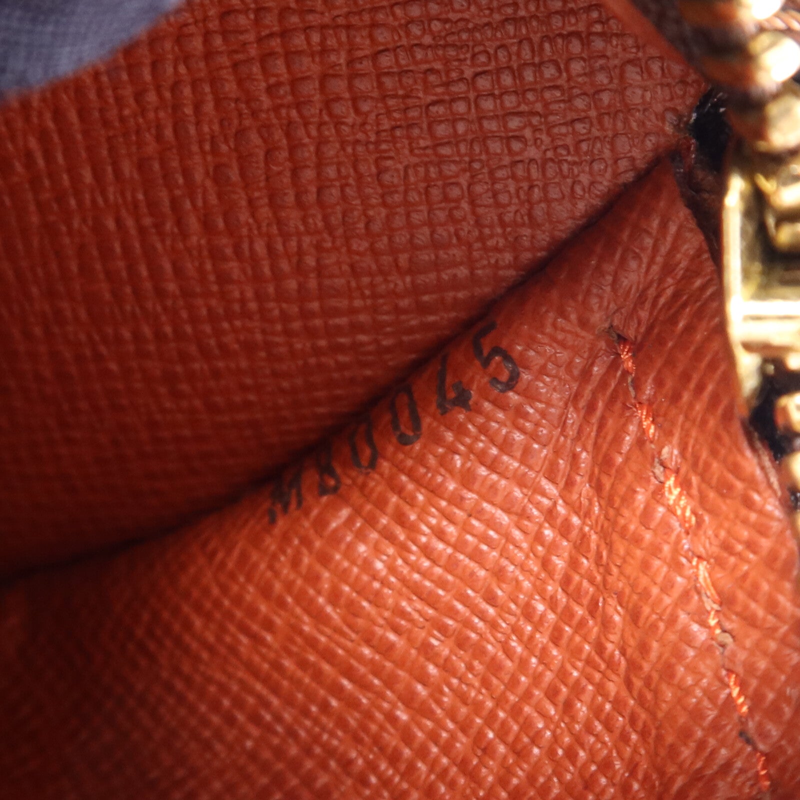 LOUIS VUITTON Damier Papillon GM金扣肩背袋