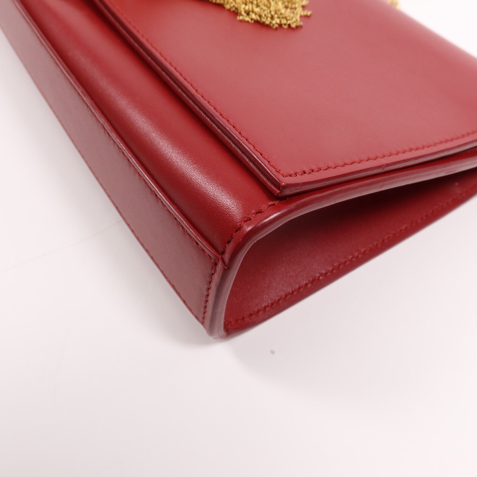 YVES SAINT LAURENT 牛皮皮革Kate Tassel金扣鏈帶肩背袋