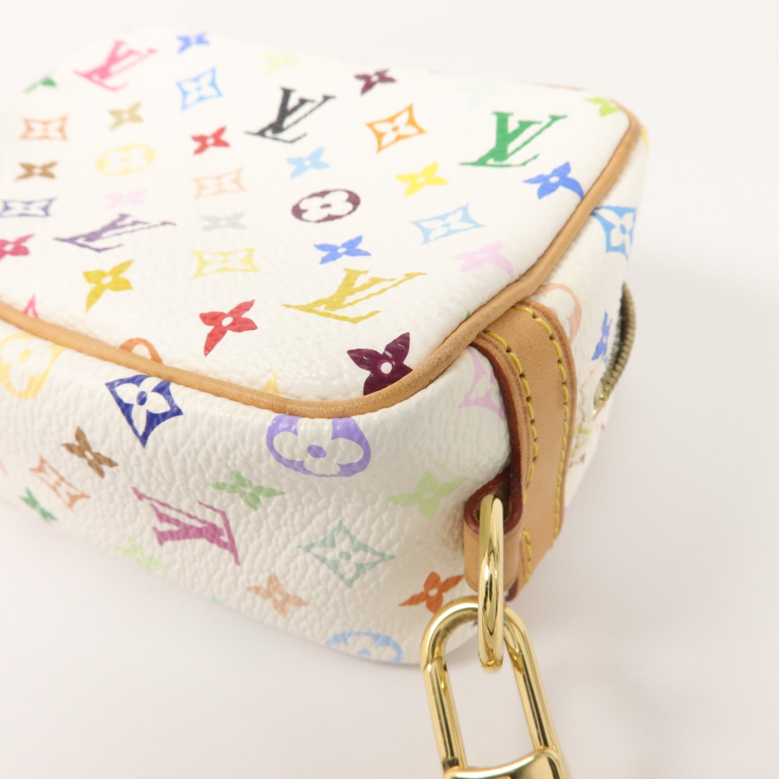 LOUIS VUITTON Monogram Multicolore Takashi Murakami Trousse Wapity Pouch小袋
