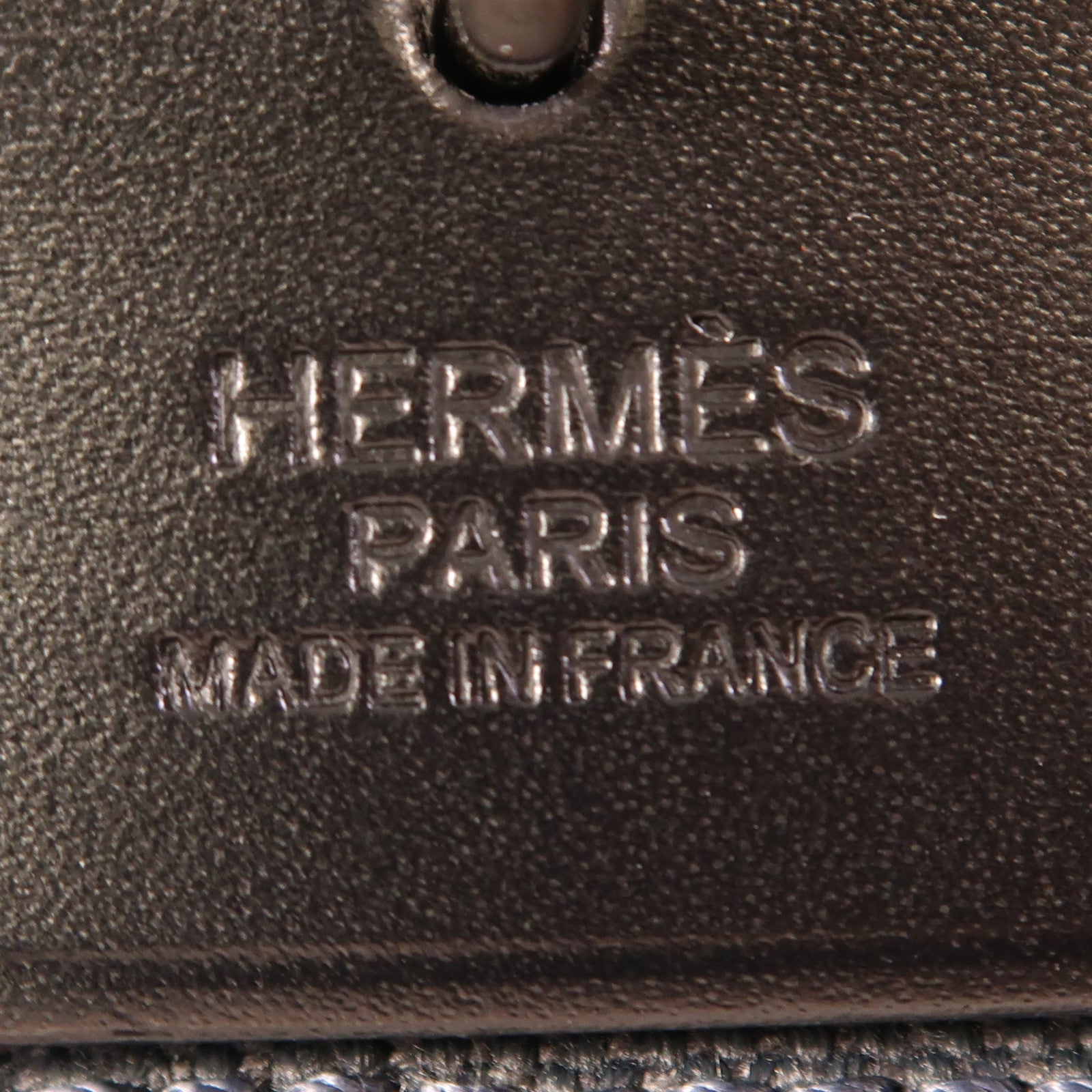 HERMES 帆布Herbag PM銀扣手挽肩背兩用袋Ardoise