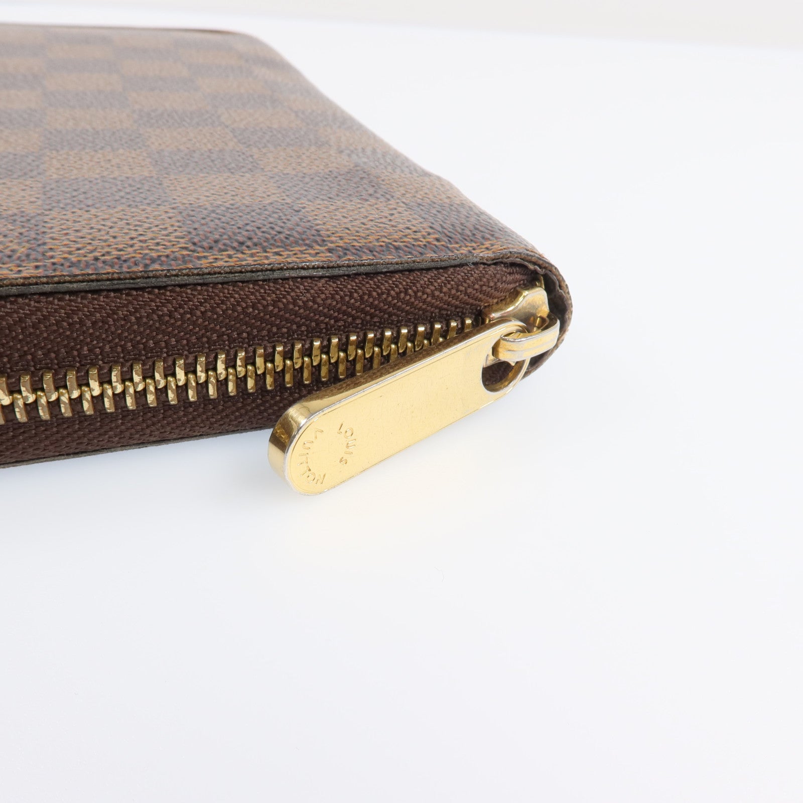 LOUIS VUITTON 【激減優惠】Damier Zipper Long Wallet金扣長錢包