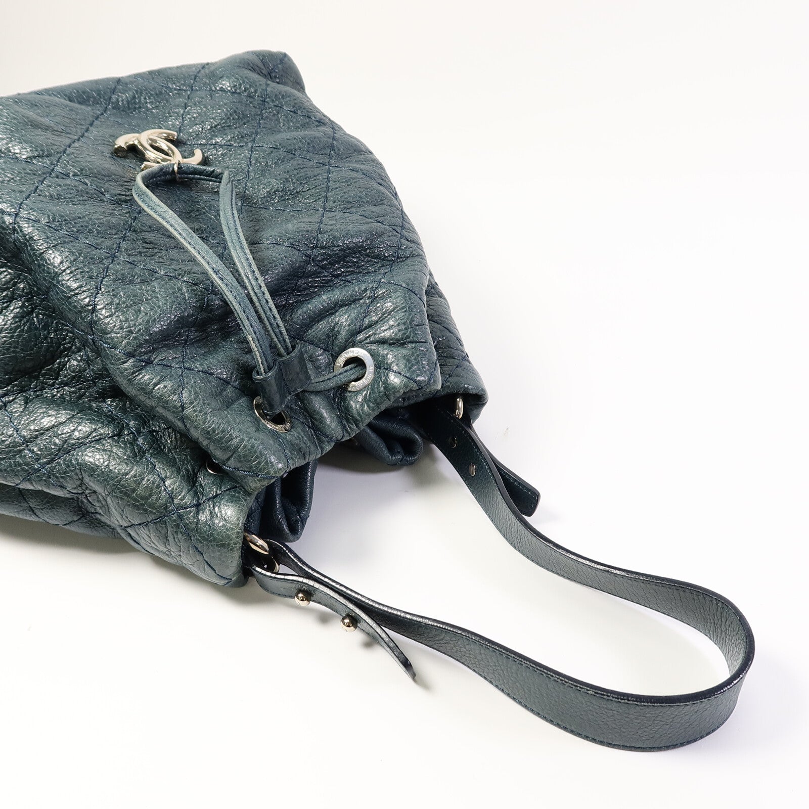 CHANEL 牛皮皮革Shoulder Bag鏈帶手挽袋