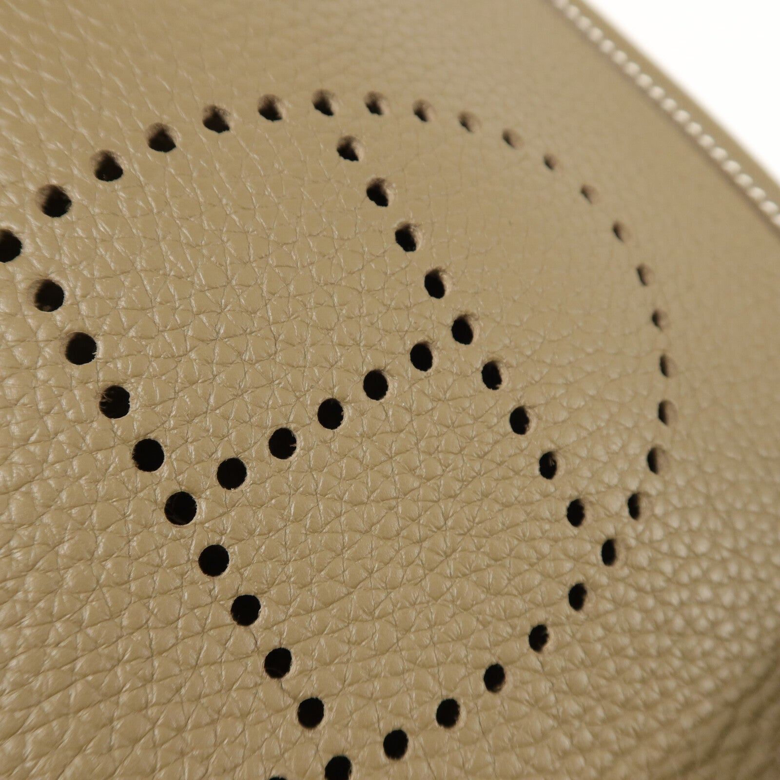 HERMES Clemence皮革Evelyne TPM肩背袋Etoupe
