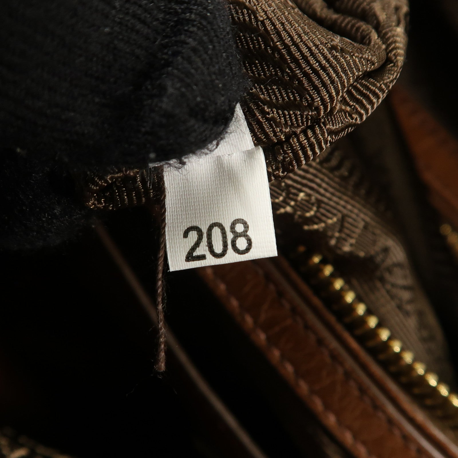 PRADA 牛皮皮革Bauletto Bag金扣手挽肩背兩用袋