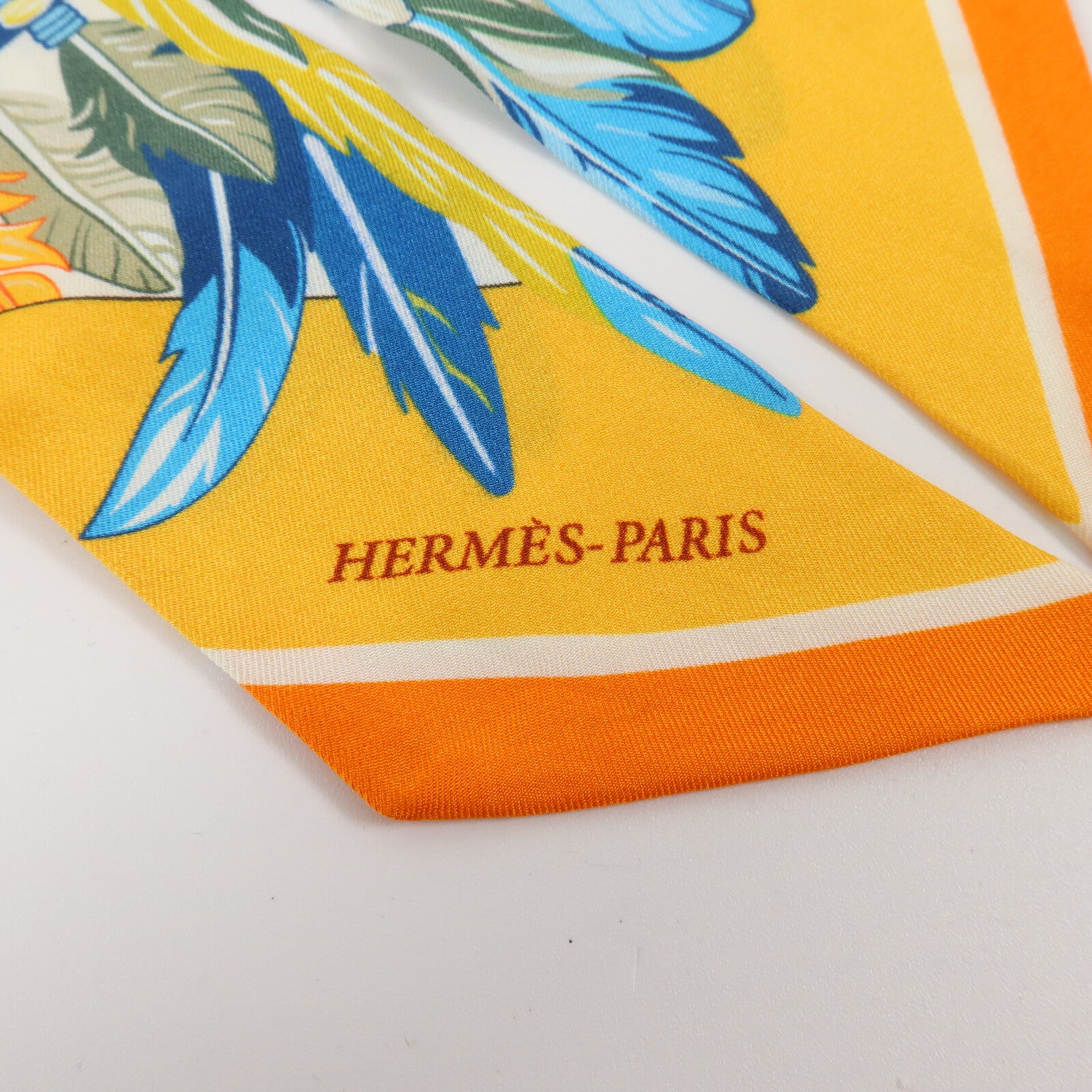 HERMES 絲質Twilly絲巾