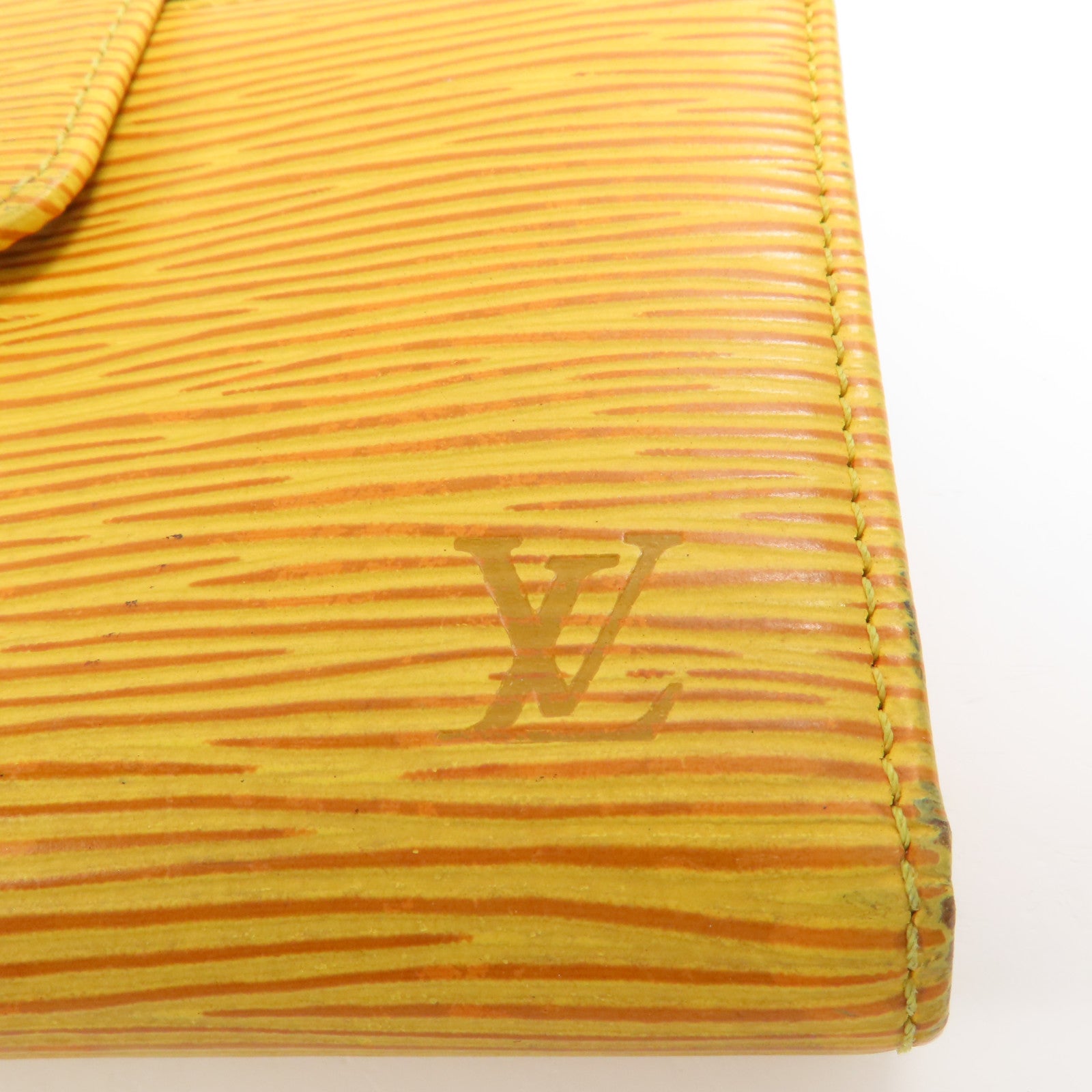LOUIS VUITTON LV GHW Wallet  Epi Yellow