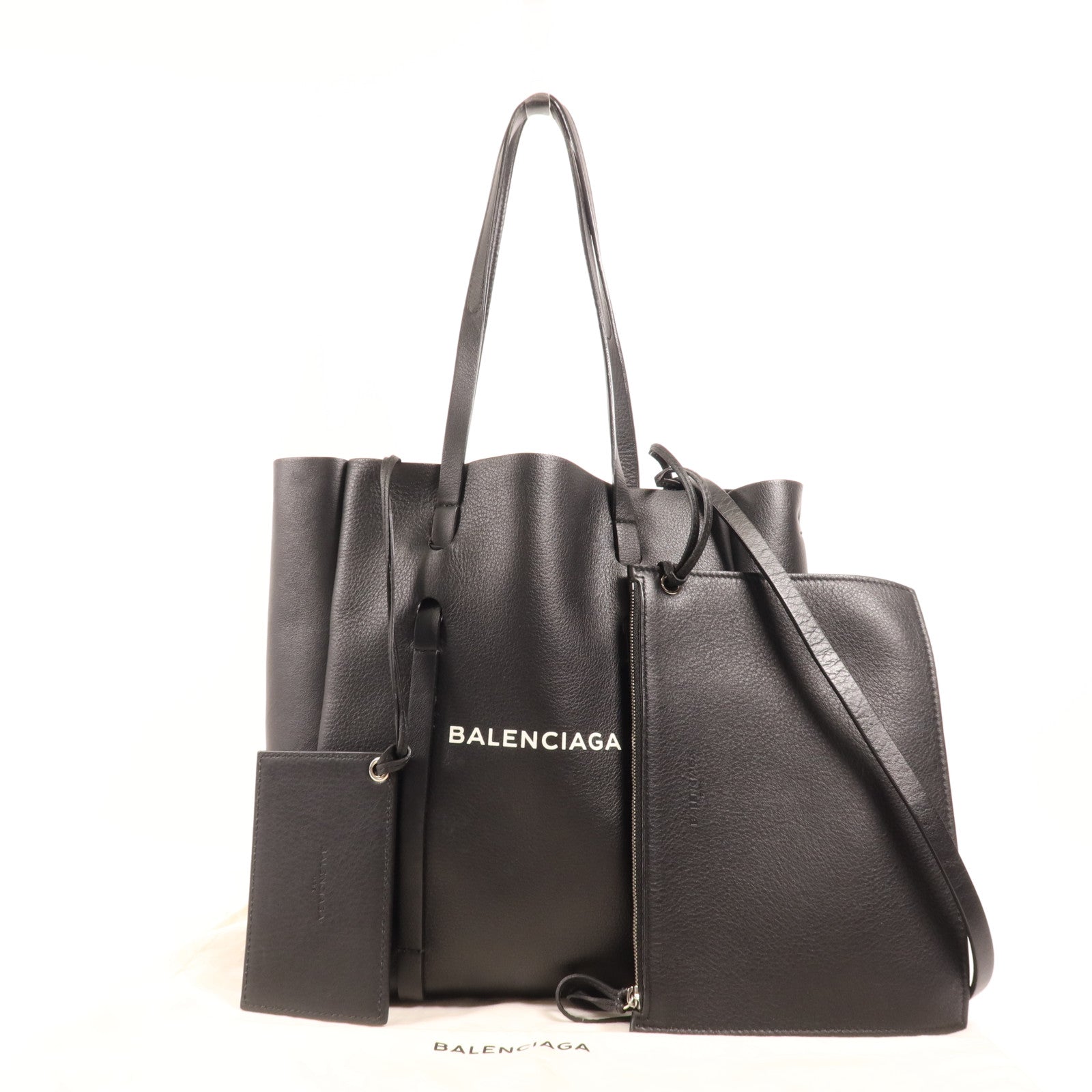 BALENCIAGA 牛皮皮革Everyday Tote銀扣手挽肩背兩用袋
