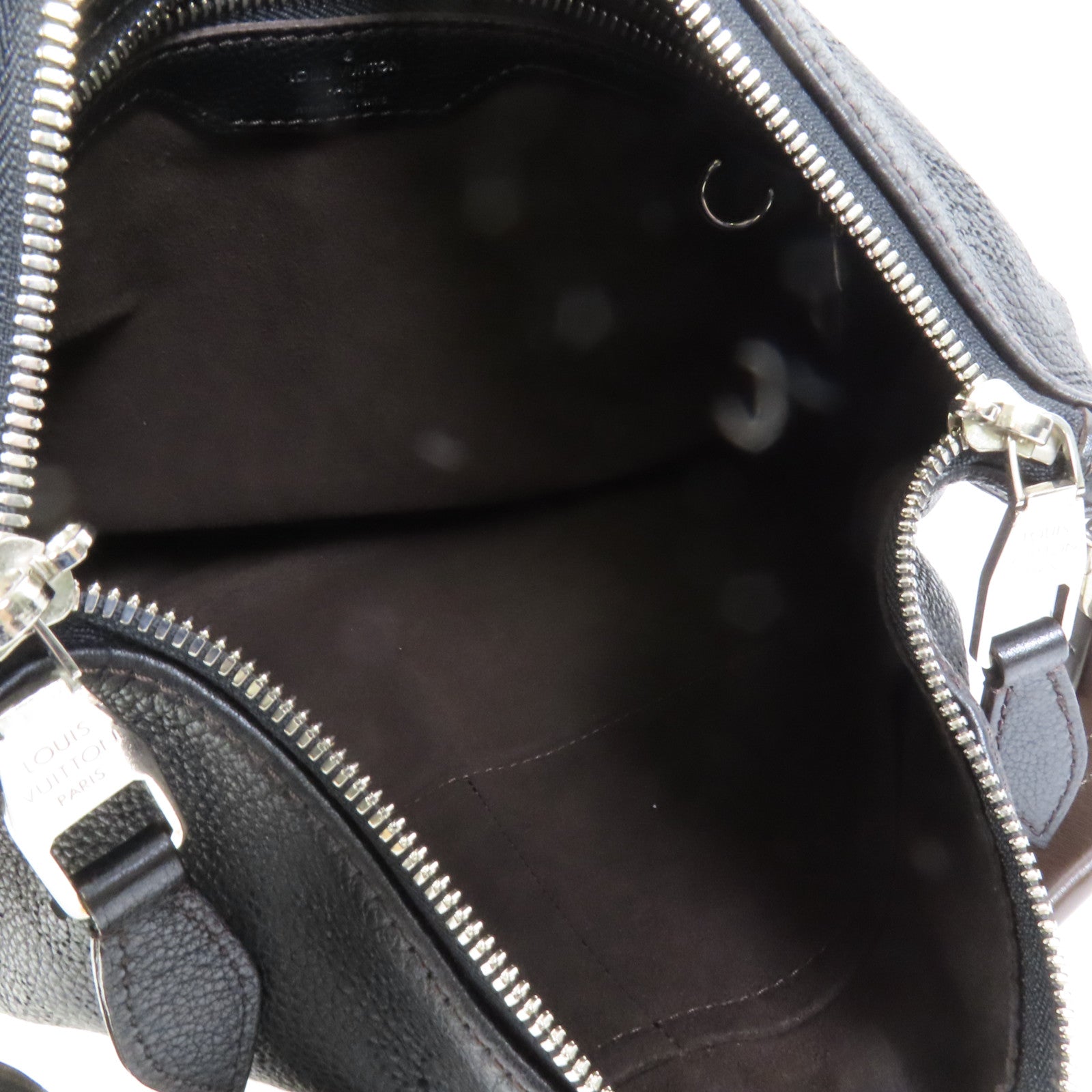 LOUIS VUITTON Monogram Mahina Selene銀扣手挽肩背兩用袋