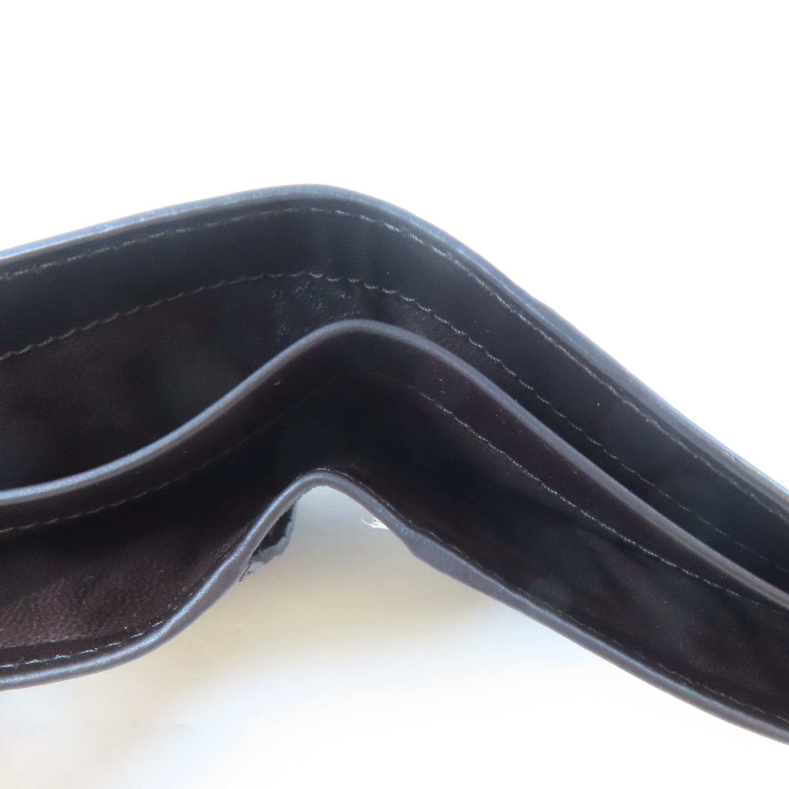 BOTTEGA VENETA 織紋羊皮皮革Bifold Wallet錢包啡色