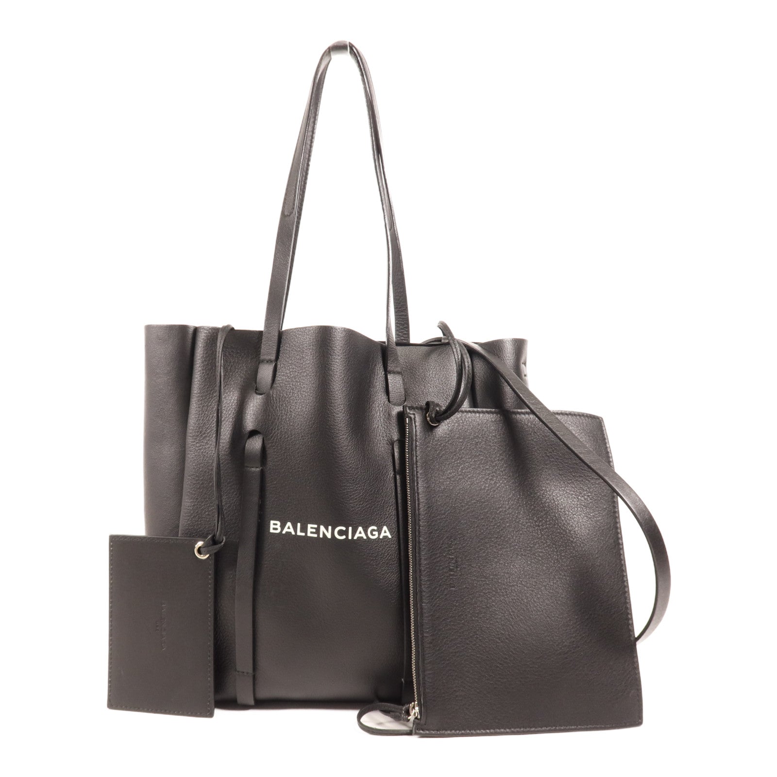 BALENCIAGA 牛皮皮革Everyday Tote銀扣手挽肩背兩用袋