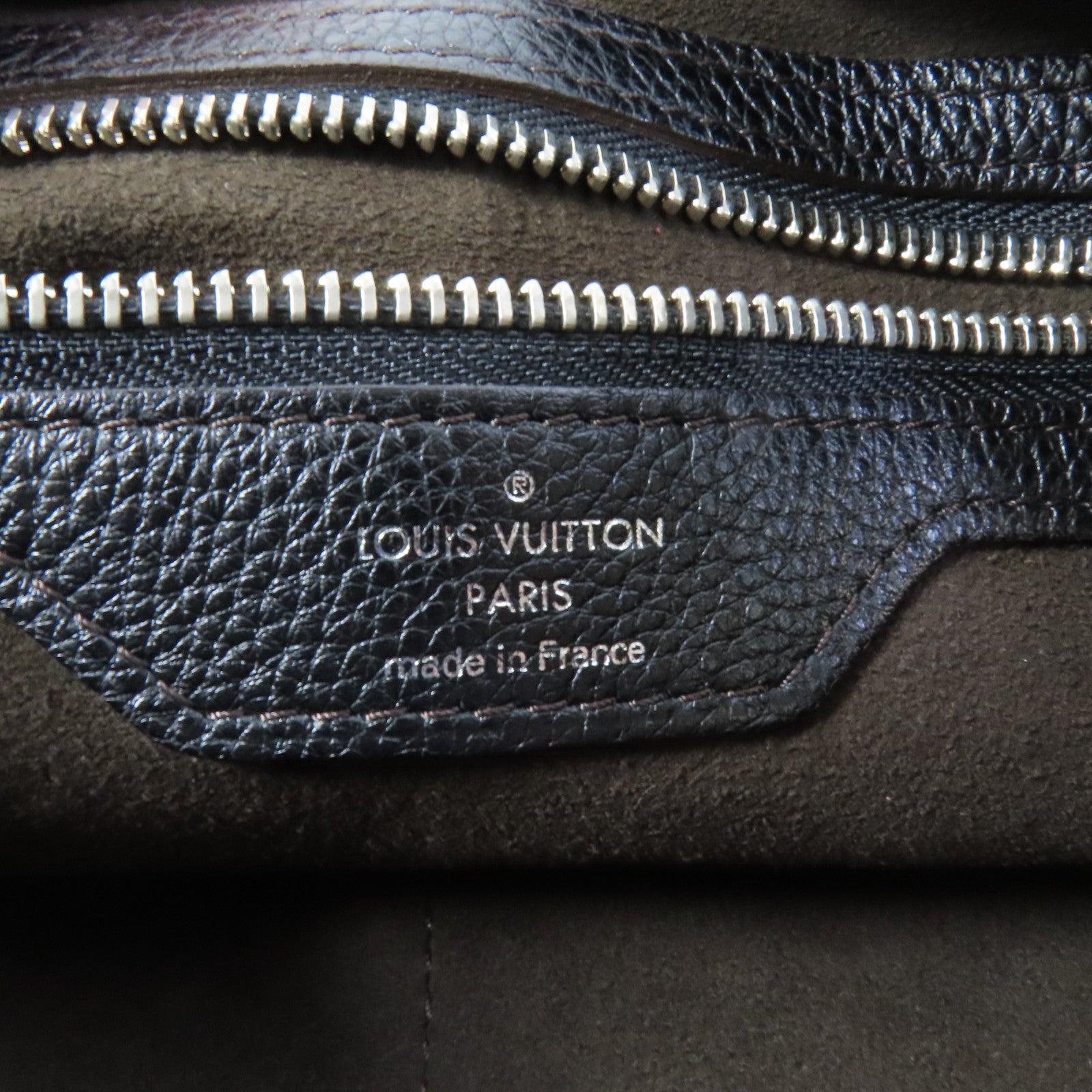 LOUIS VUITTON Monogram Mahina Selene銀扣手挽肩背兩用袋