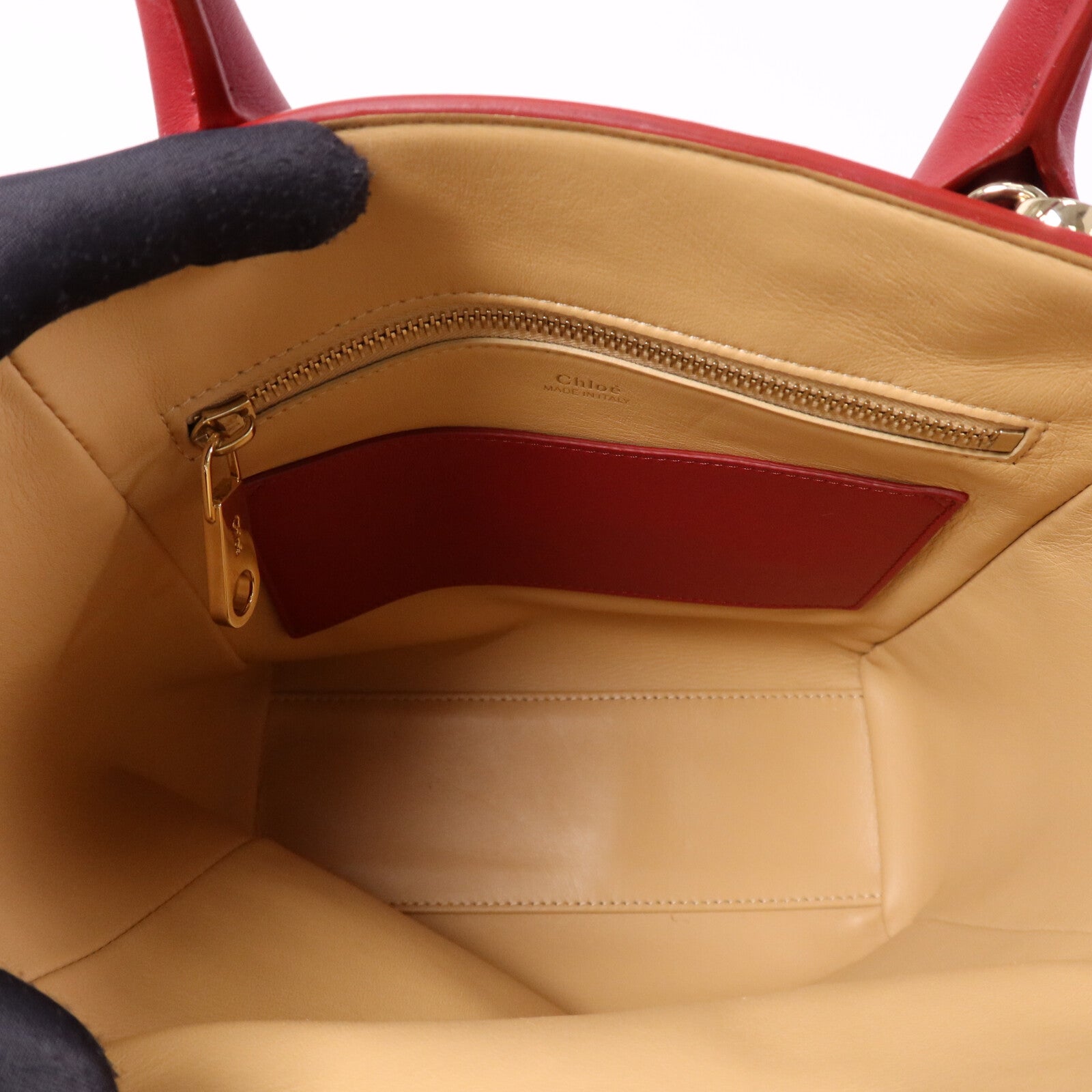 Chloe 【激減優惠】牛皮皮革Joyce Small Tote Bag金扣手挽肩背兩用袋