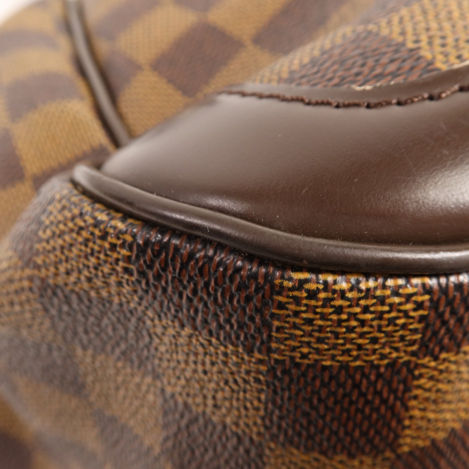 LOUIS VUITTON Damier Verona MM金扣肩背袋