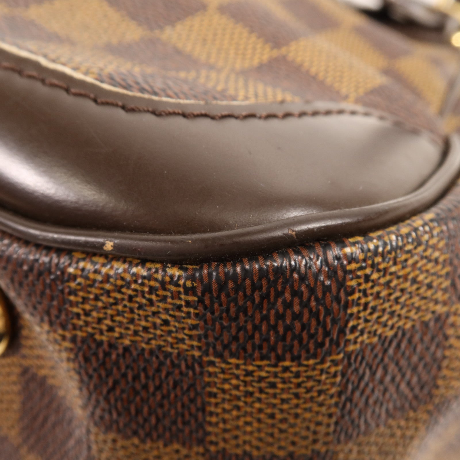 LOUIS VUITTON Damier Verona MM金扣肩背袋