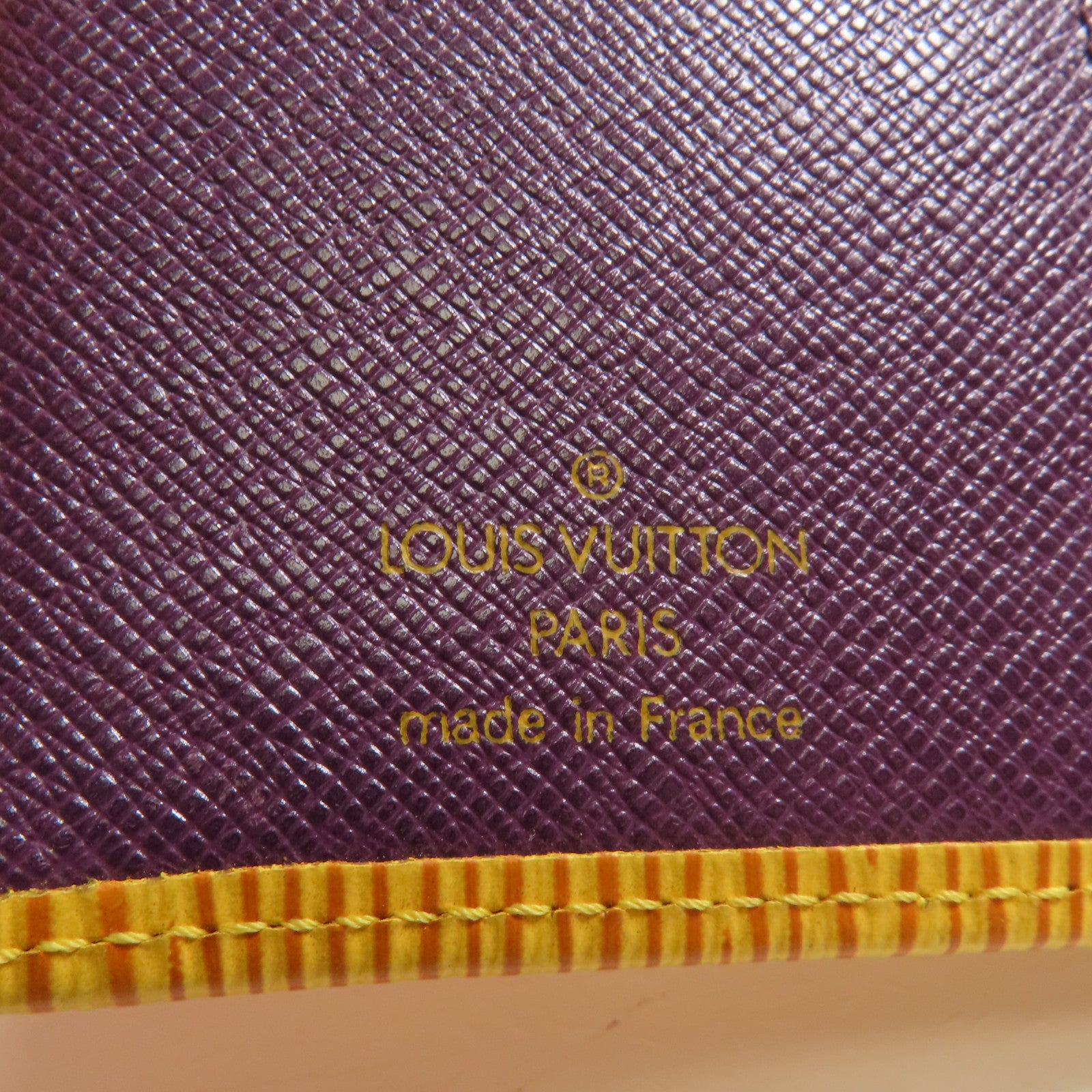 LOUIS VUITTON LV GHW Wallet  Epi Yellow