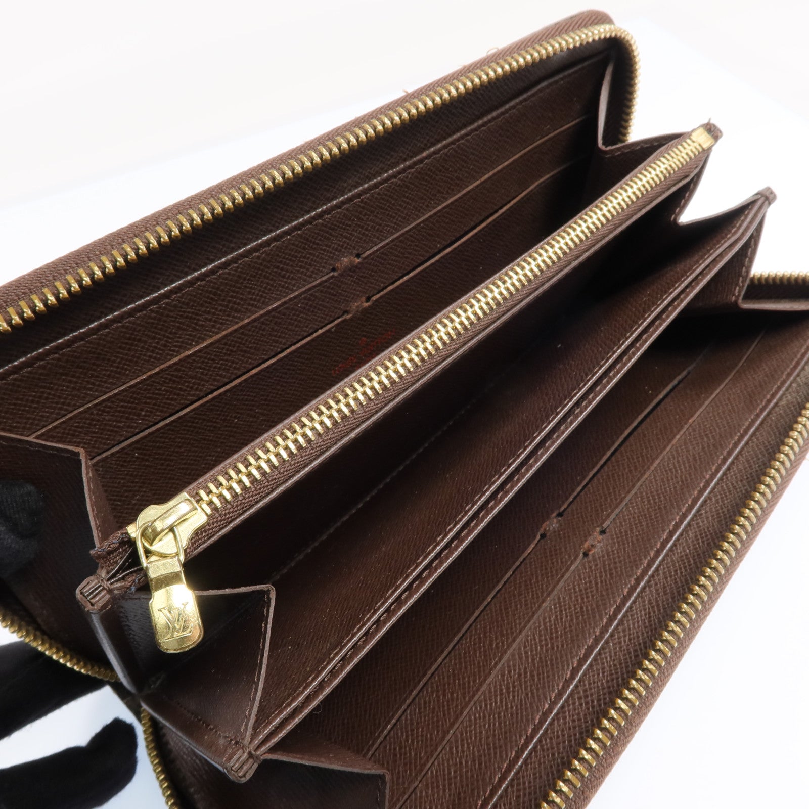 LOUIS VUITTON 【激減優惠】Damier Zipper Long Wallet金扣長錢包