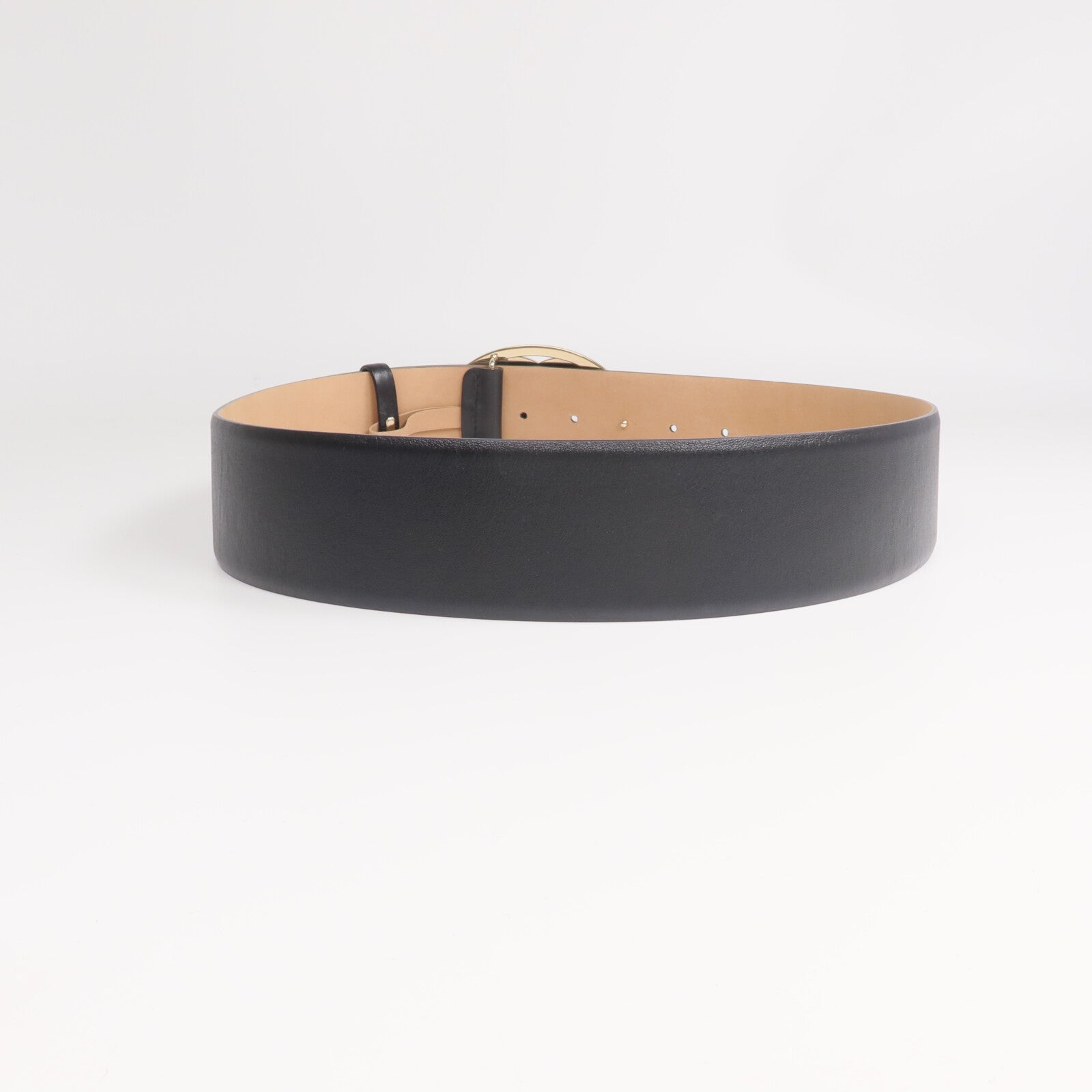CHANEL 【激減優惠】牛皮皮革Belt金扣皮帶