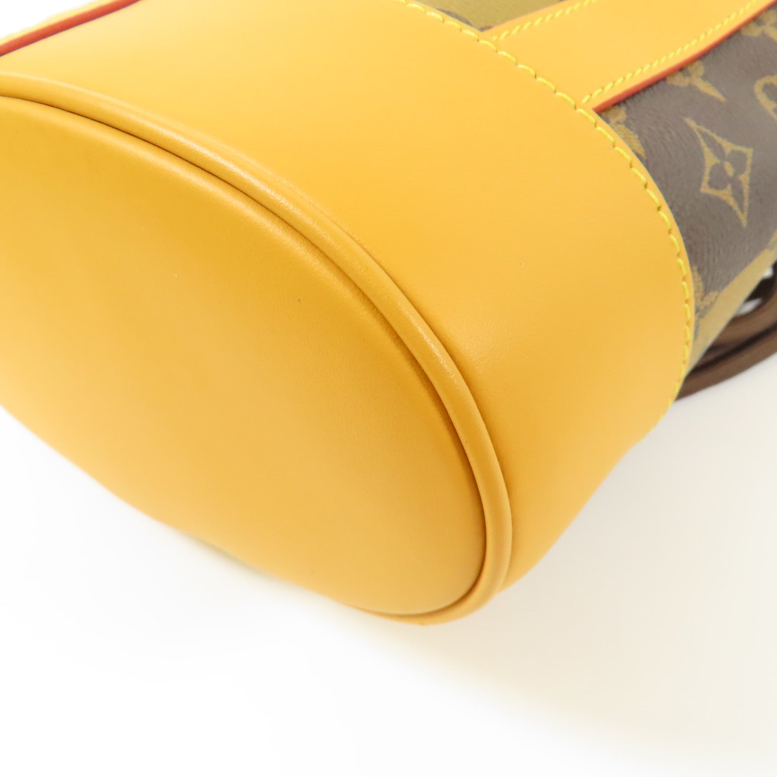 LOUIS VUITTON Monogram Stripe Nigo Randonnee金扣背包