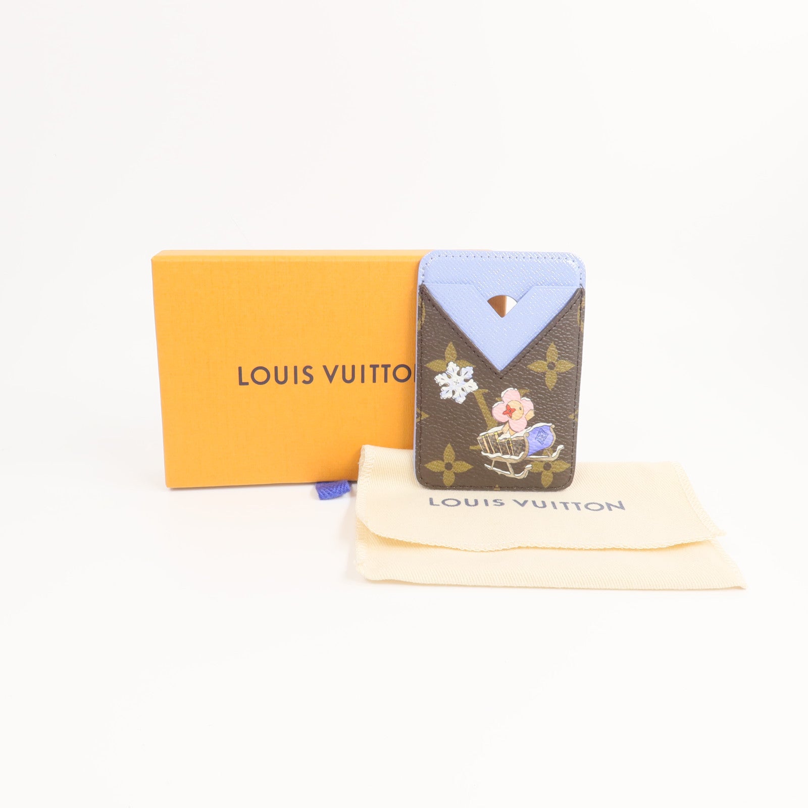 LOUIS VUITTON Monogram Magnetic Card Holder卡片套