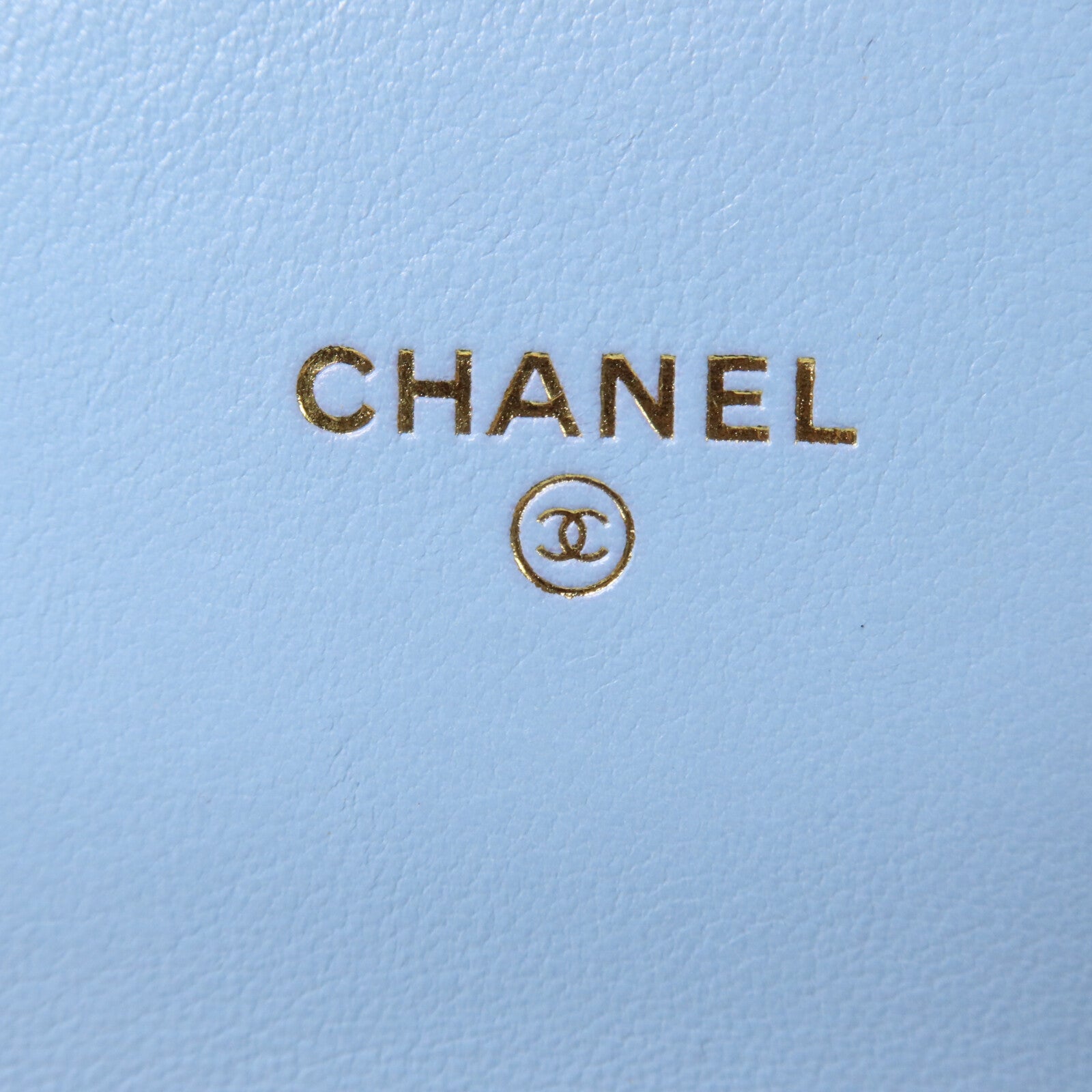 CHANEL 羊皮皮革Phone Holder with Chain鏈帶肩背袋