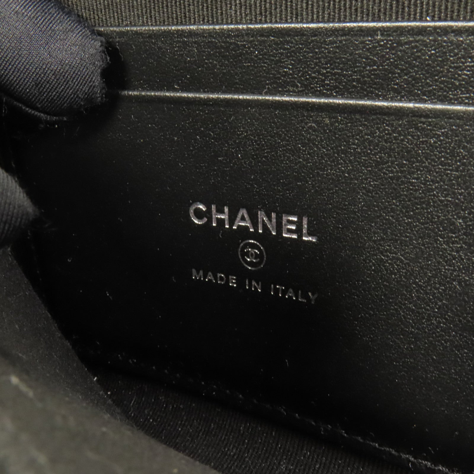 CHANEL 羊皮皮革CoCo SoBlack L錢包