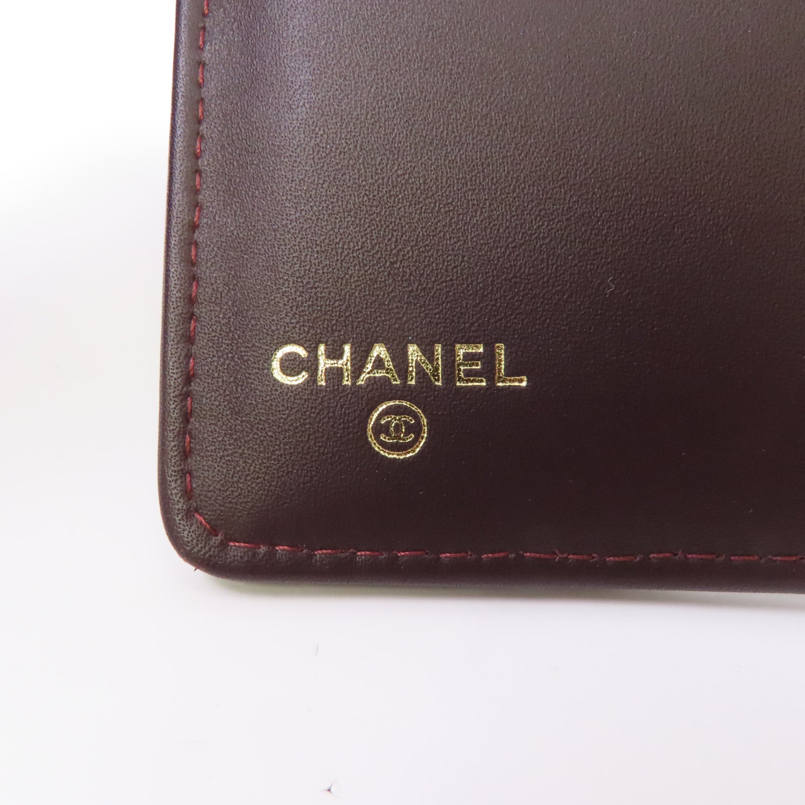 CHANEL 菱格Caviar皮革Long Wallet金扣長錢包黑色