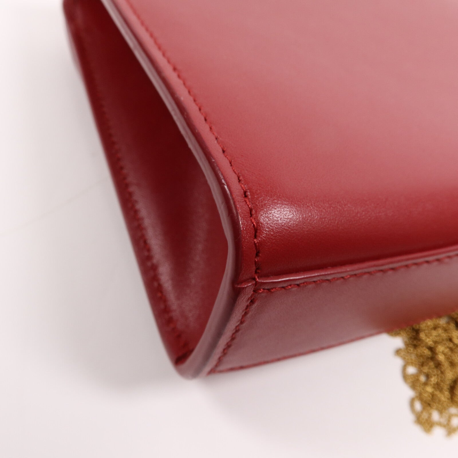 YVES SAINT LAURENT 牛皮皮革Kate Tassel金扣鏈帶肩背袋