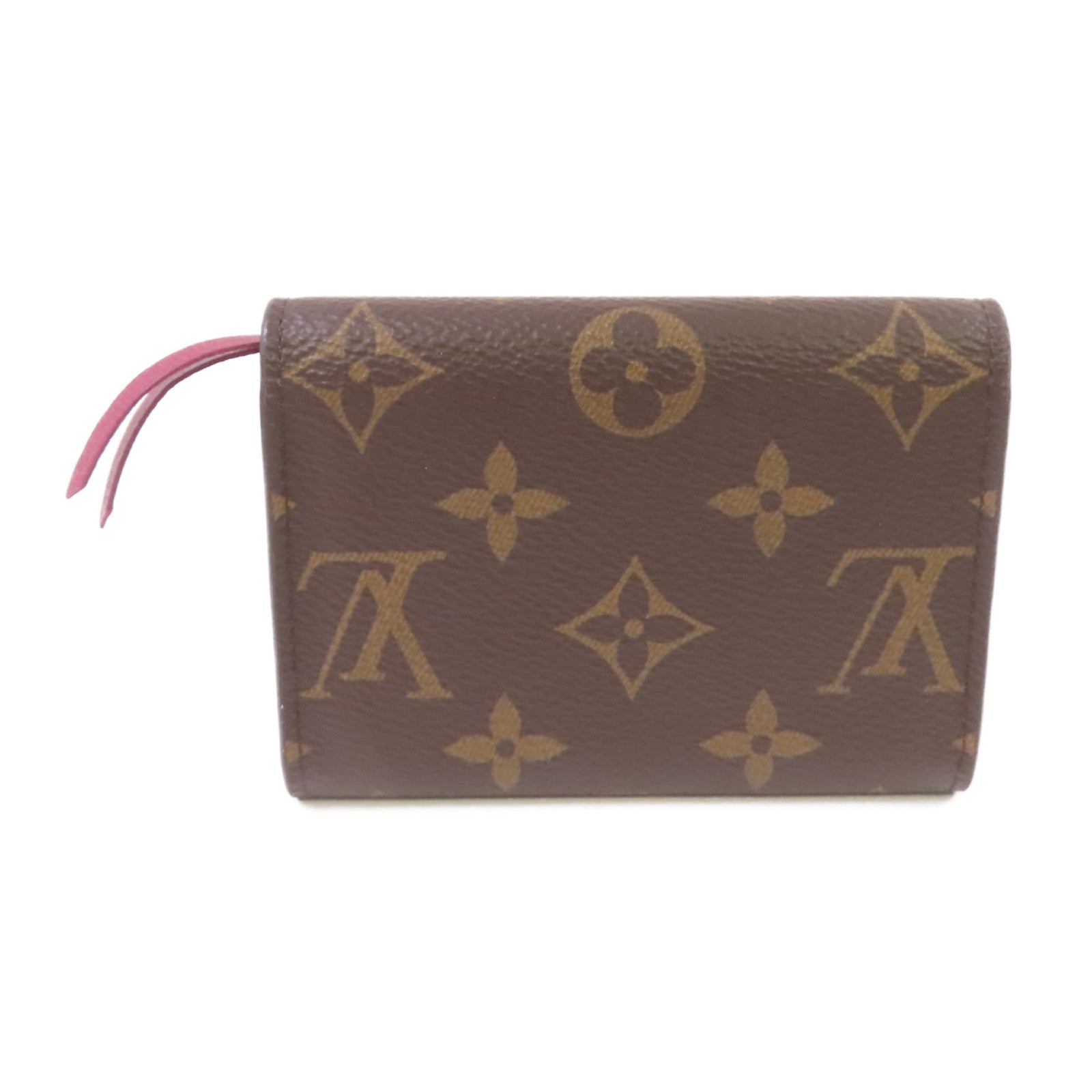 LOUIS VUITTON Monogram Rosalie Coin Case金扣零錢包啡色/酒紅色