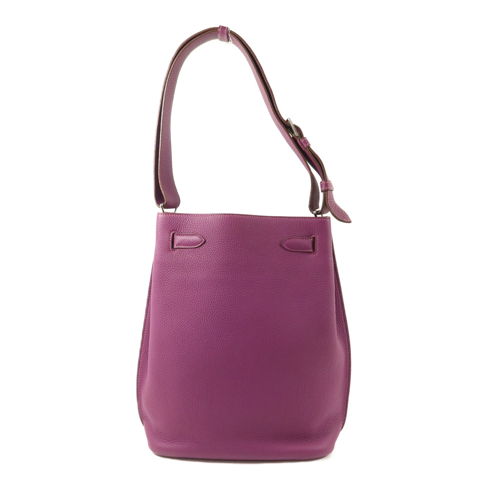 HERMES Clemence皮革So Kelly 22肩背袋Anemone