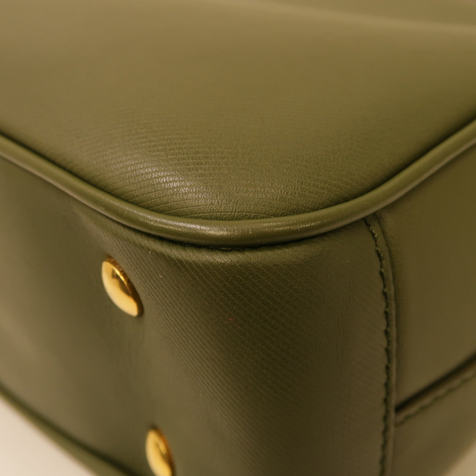 BURBERRY 【激減優惠】牛皮皮革2 Way Shoulder金扣手挽肩背兩用袋綠色/紅色