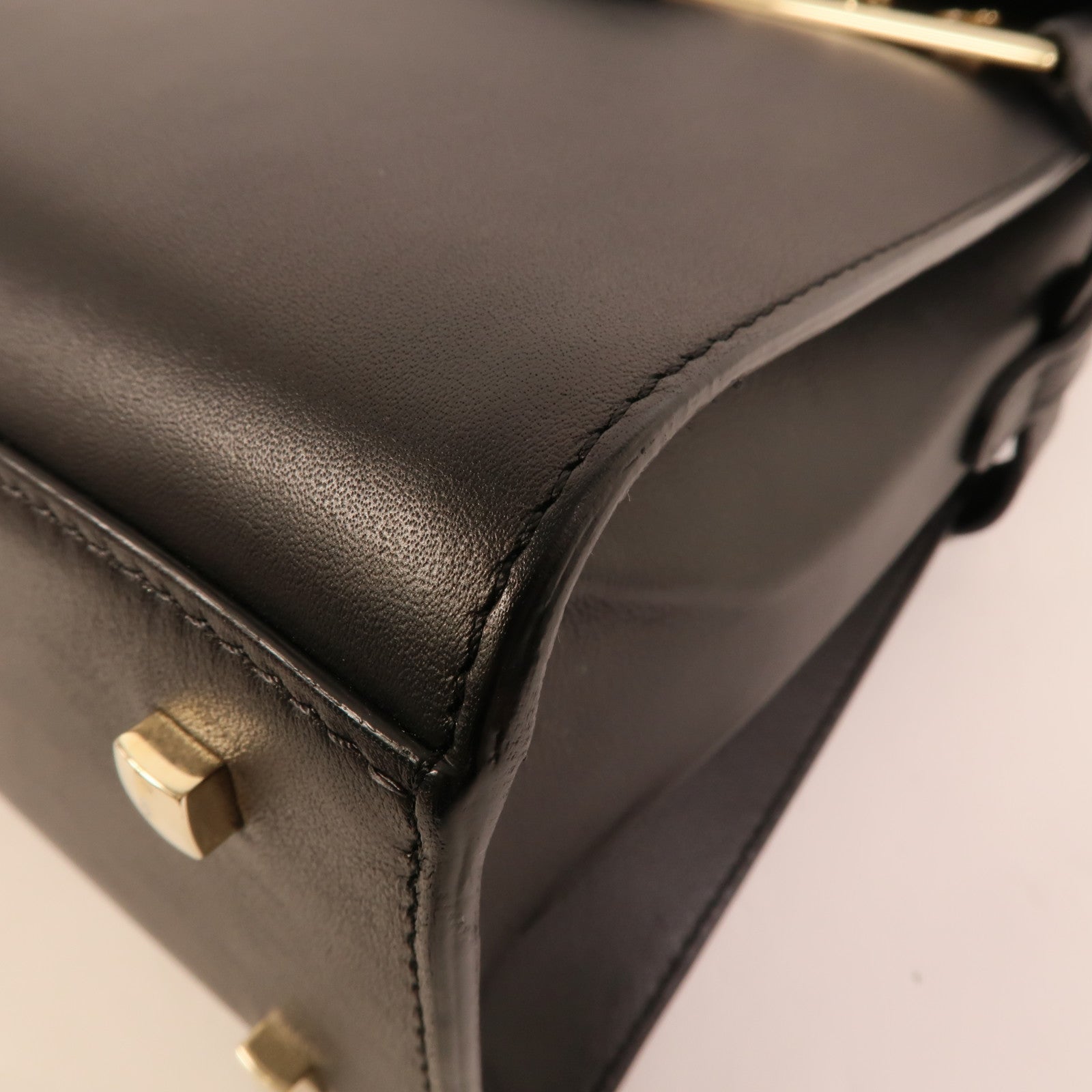 Delvaux 牛皮皮革Tempete MM手挽肩背兩用袋