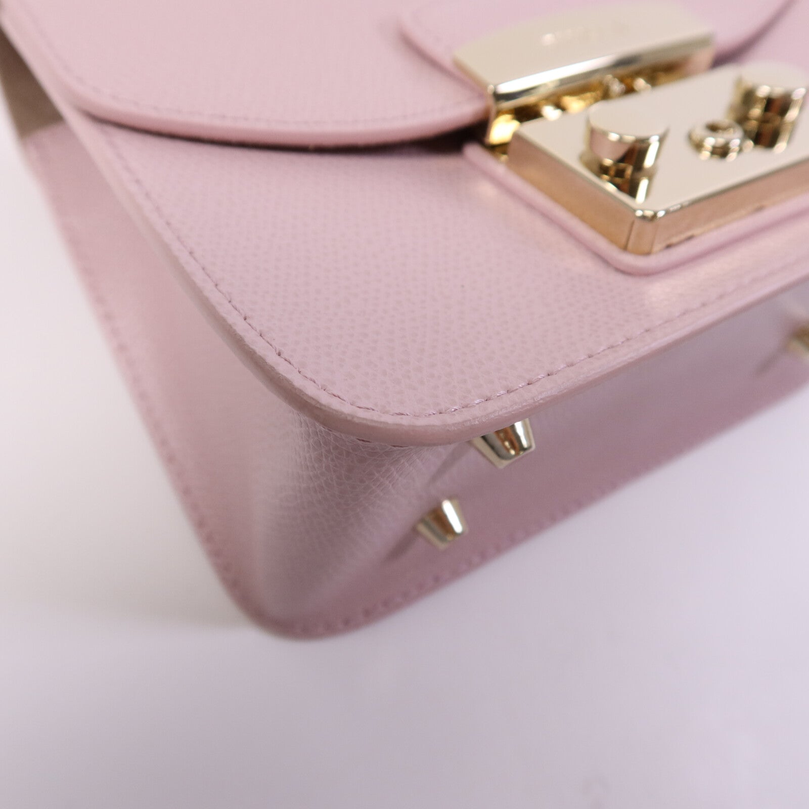 Furla 【激減優惠】牛皮皮革Mini Metropolis金扣鏈帶肩背袋