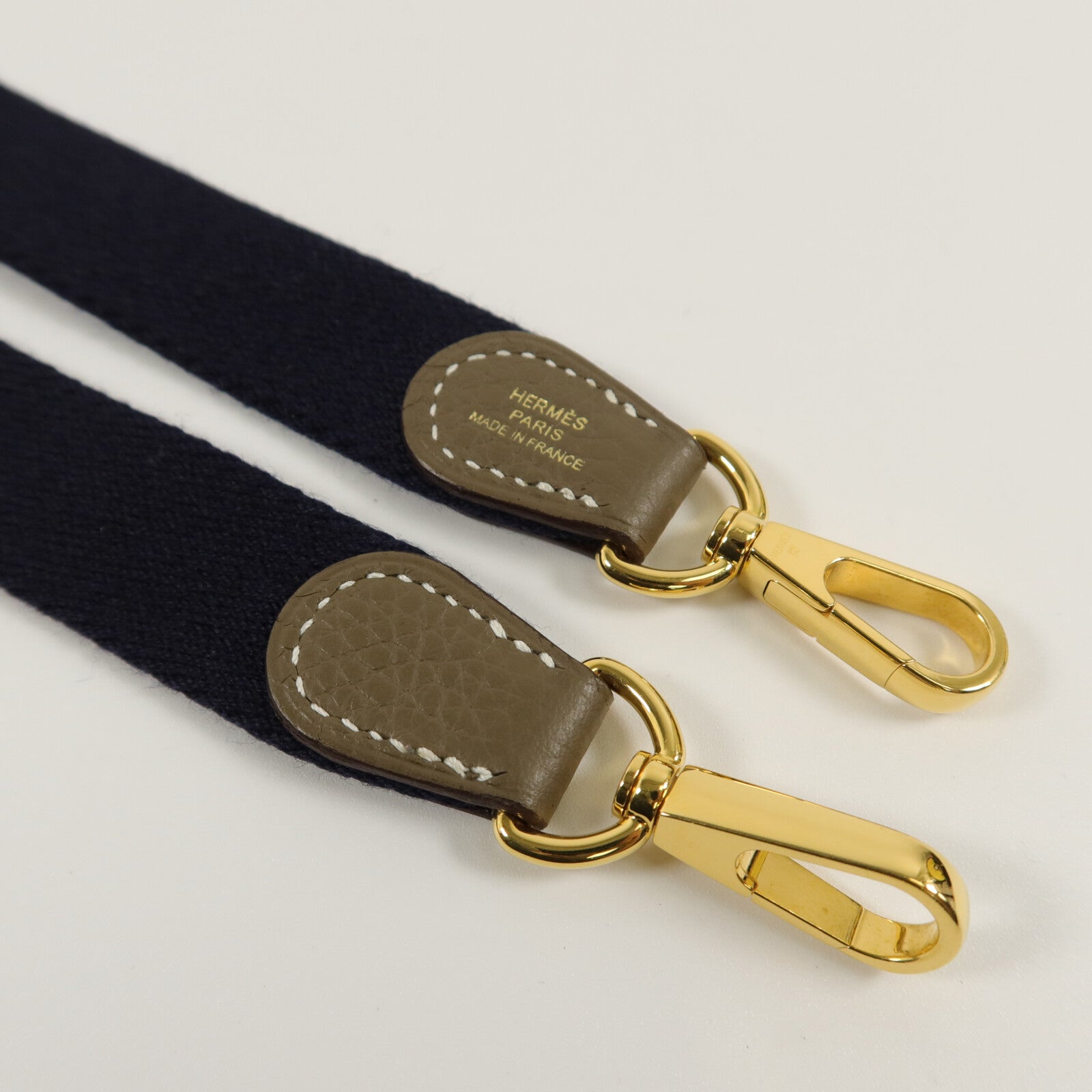 HERMES Clemence皮革Evelyne TPM肩背袋Etoupe