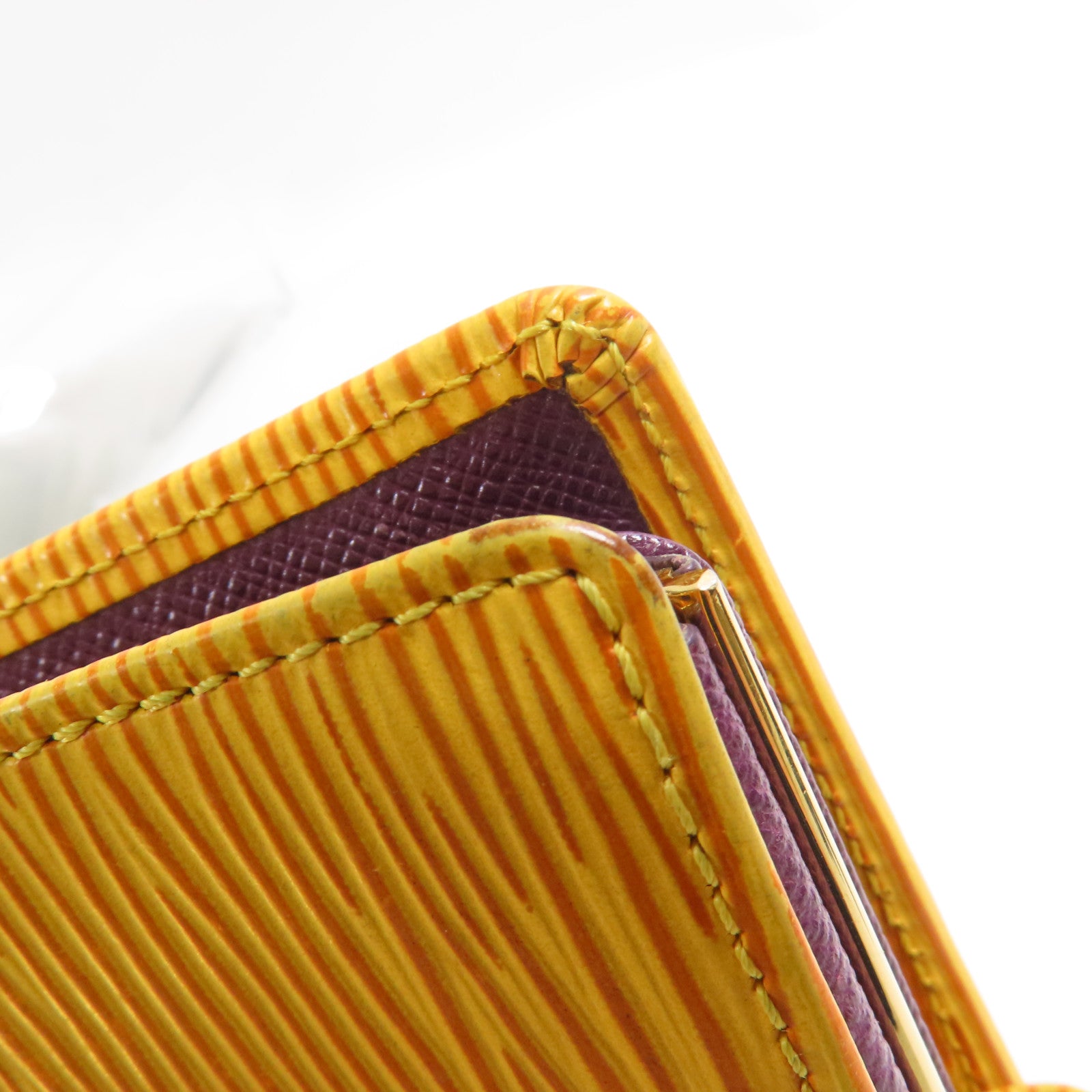 LOUIS VUITTON LV GHW Wallet  Epi Yellow