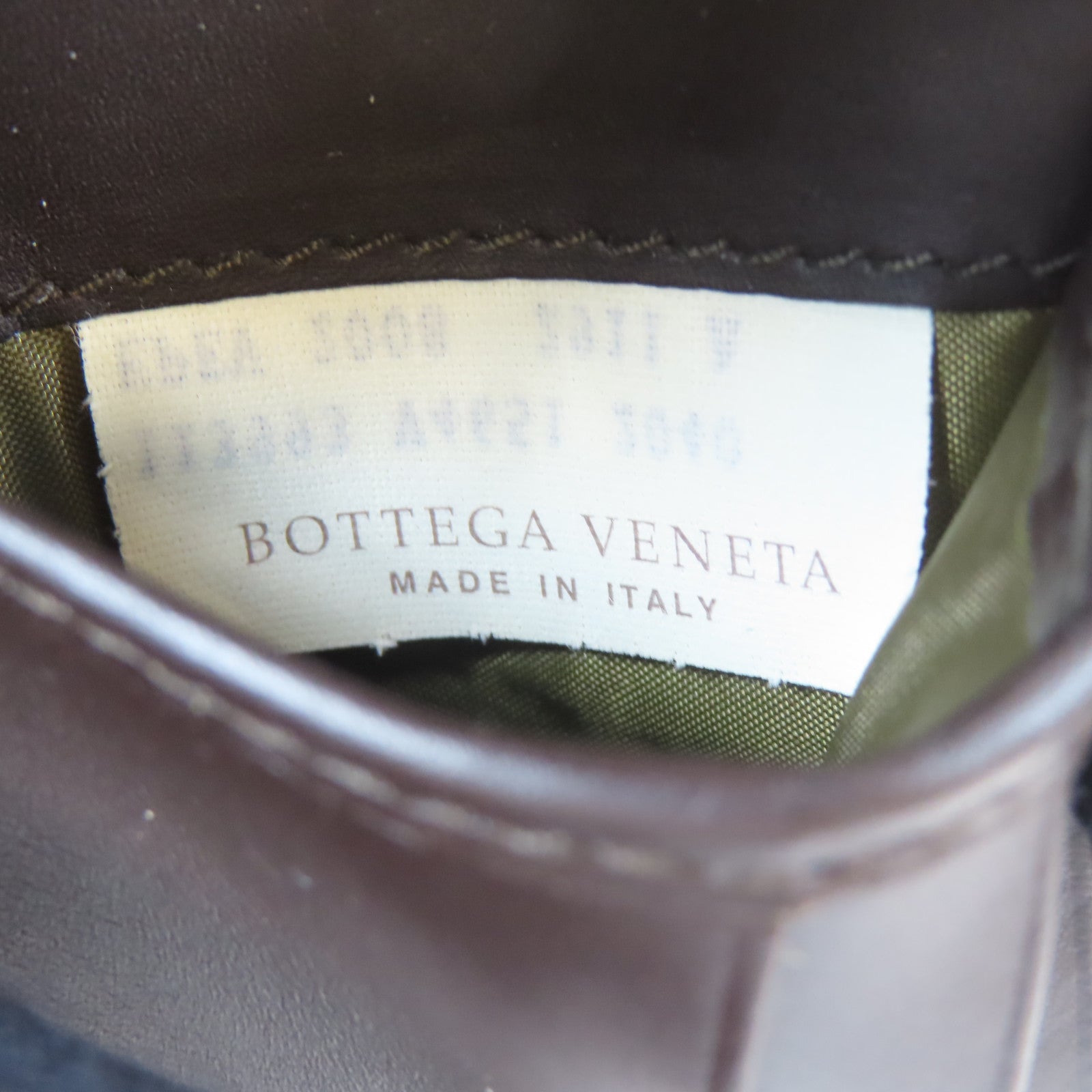 BOTTEGA VENETA 織紋羊皮皮革Bifold Wallet錢包啡色