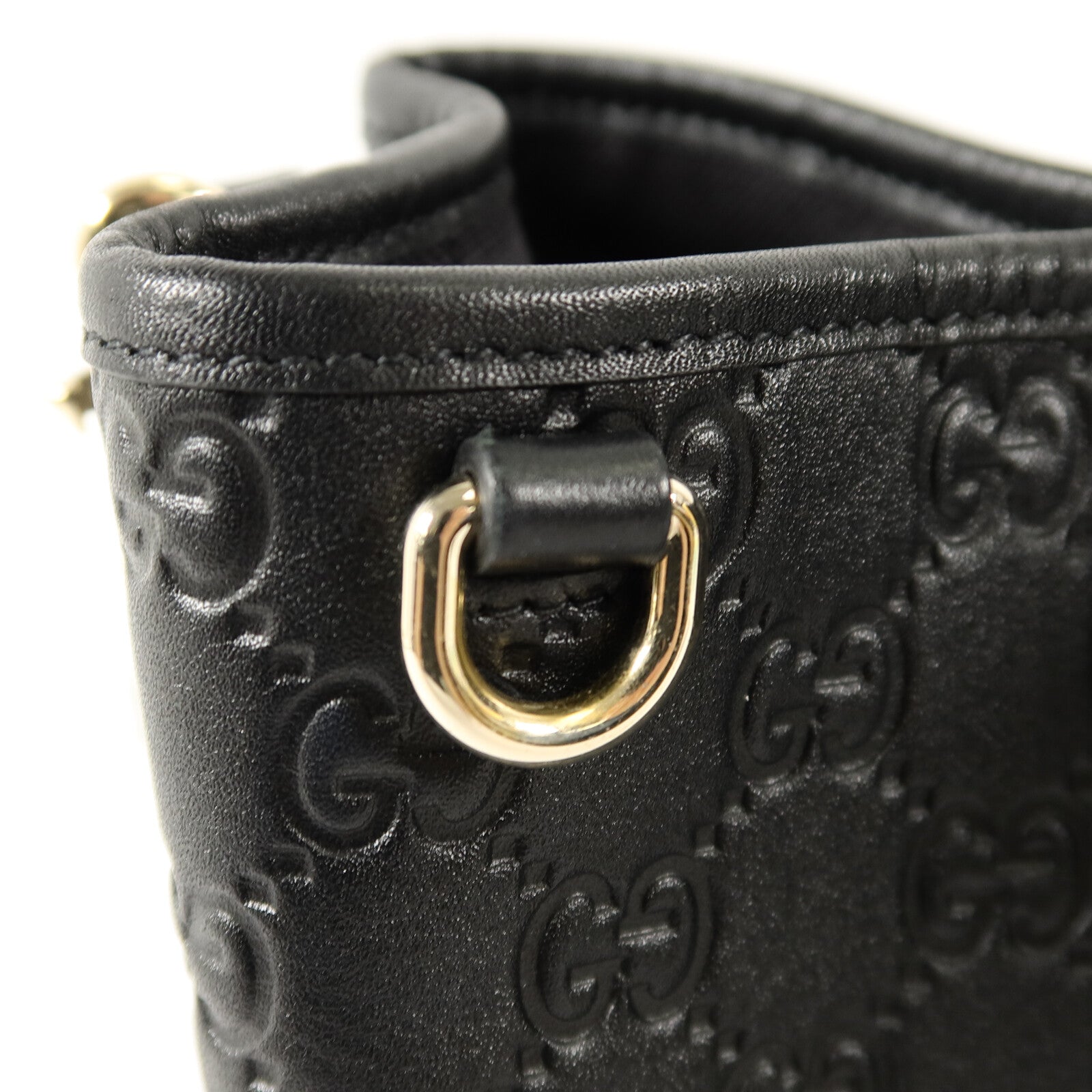 GUCCI GG Emblem Small Bucket手挽肩背兩用袋