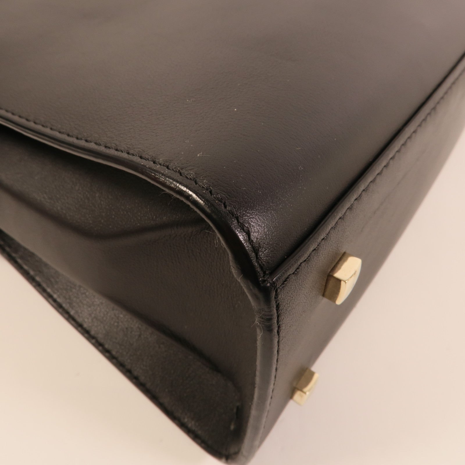 Delvaux 牛皮皮革Tempete MM手挽肩背兩用袋