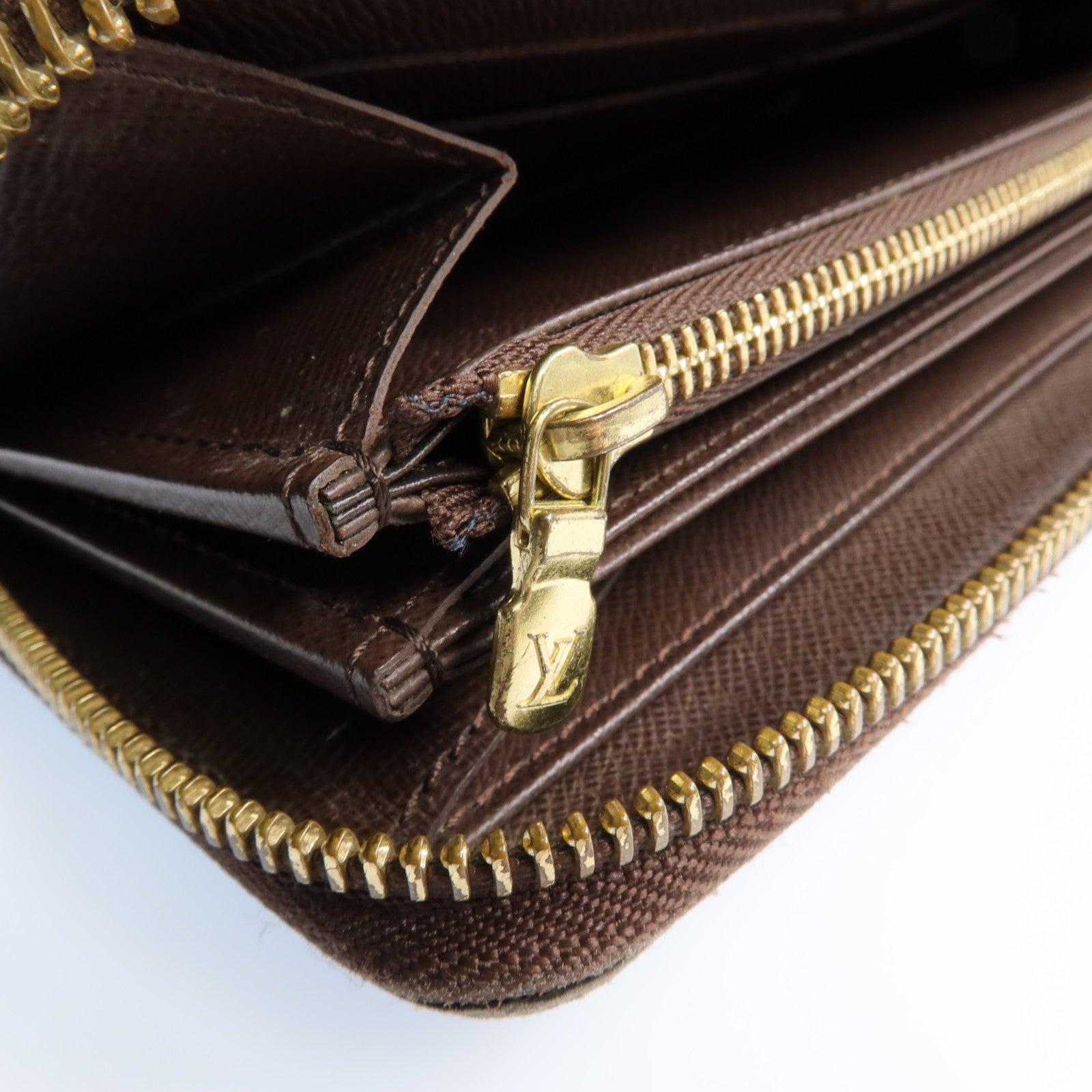 LOUIS VUITTON 【激減優惠】Damier Zipper Long Wallet金扣長錢包