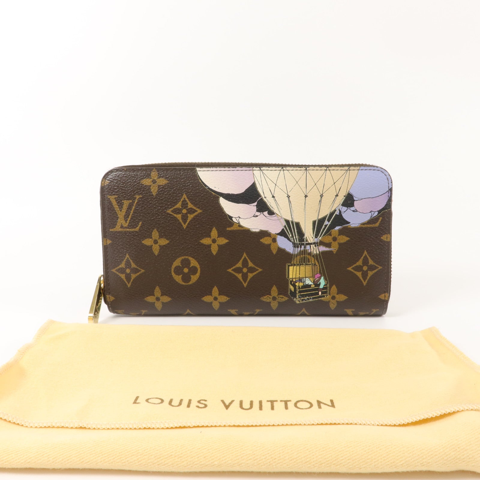 LOUIS VUITTON Monogram Illustre Zippy Long Wallet長錢包
