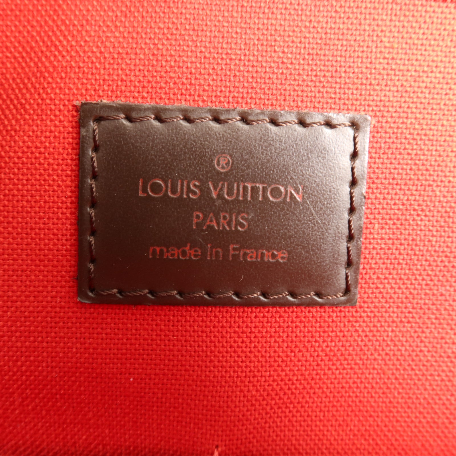 LOUIS VUITTON Damier Verona MM金扣肩背袋